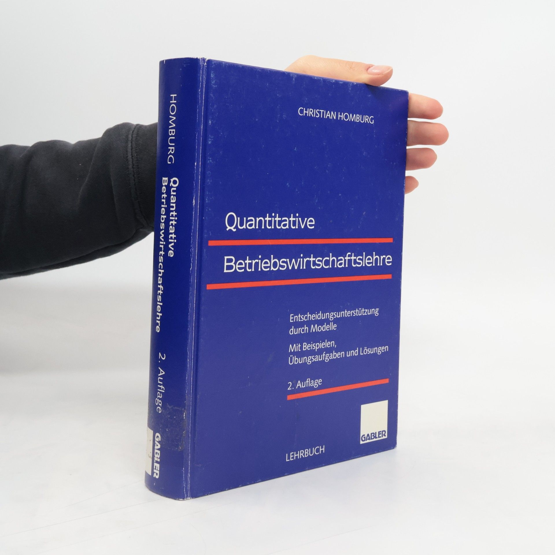 Christian Homburg Quantitative Betriebswirtschaftslehre
