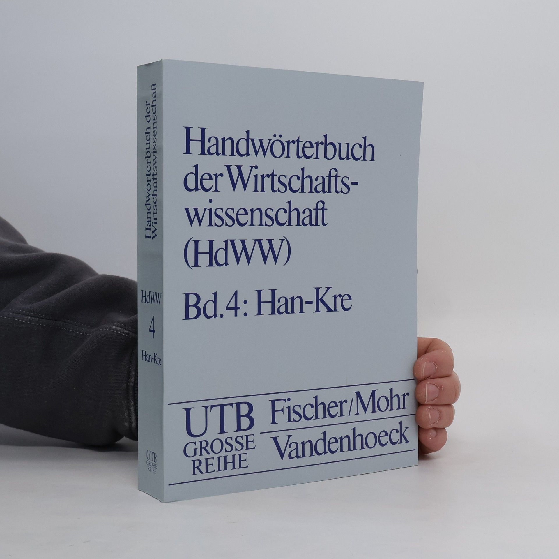 Kolektiv autorů Handwörterbuch der Wirtschaftswissenschaft 4: Han-Kre