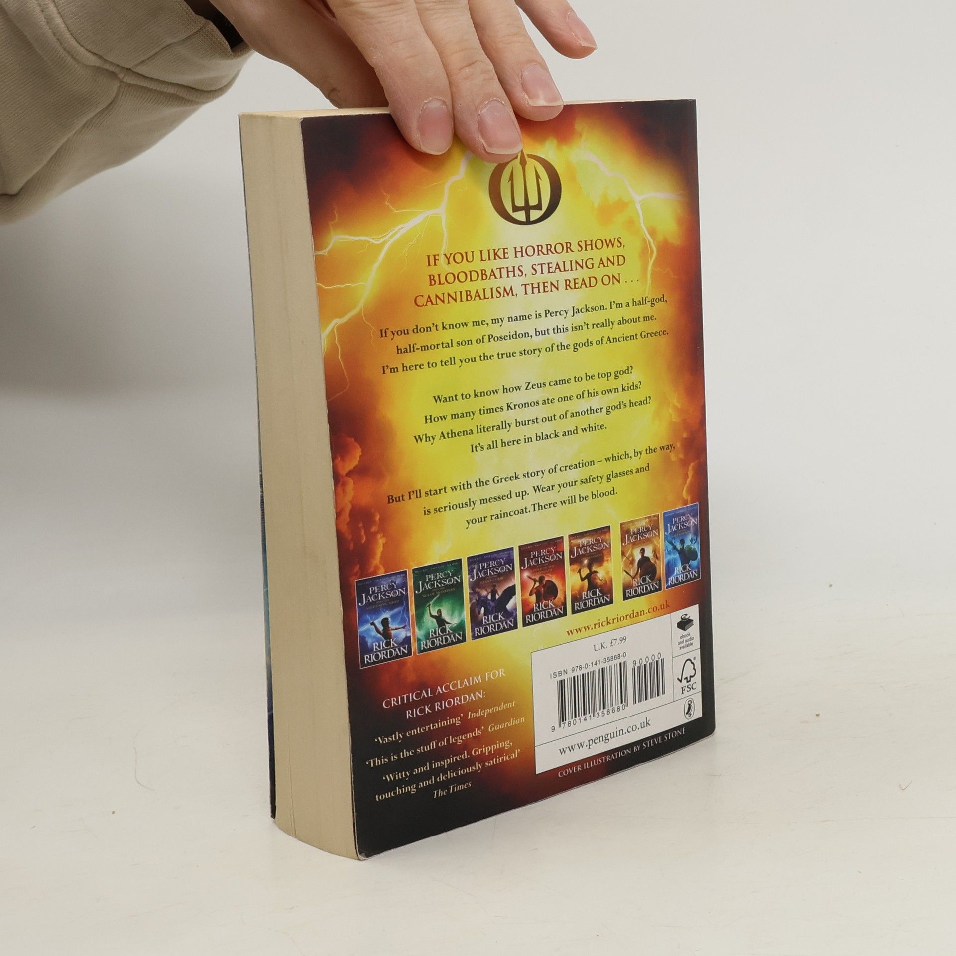 Rick Riordan Percy Jackson and the Greek Gods