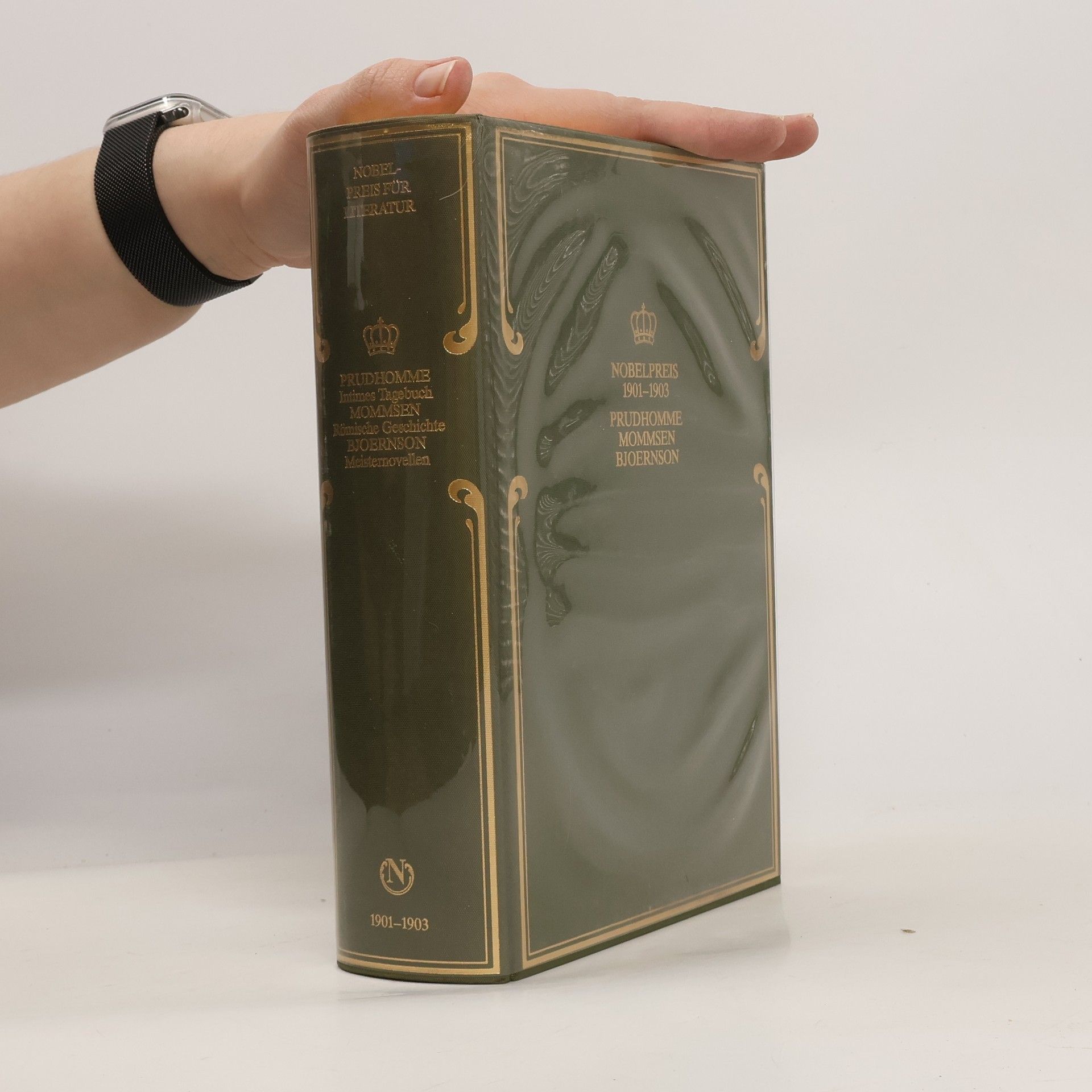 kolektiv Nobelpreis für Literatur 1901-1903. Prudhomme, Mommsen, Bjoernson