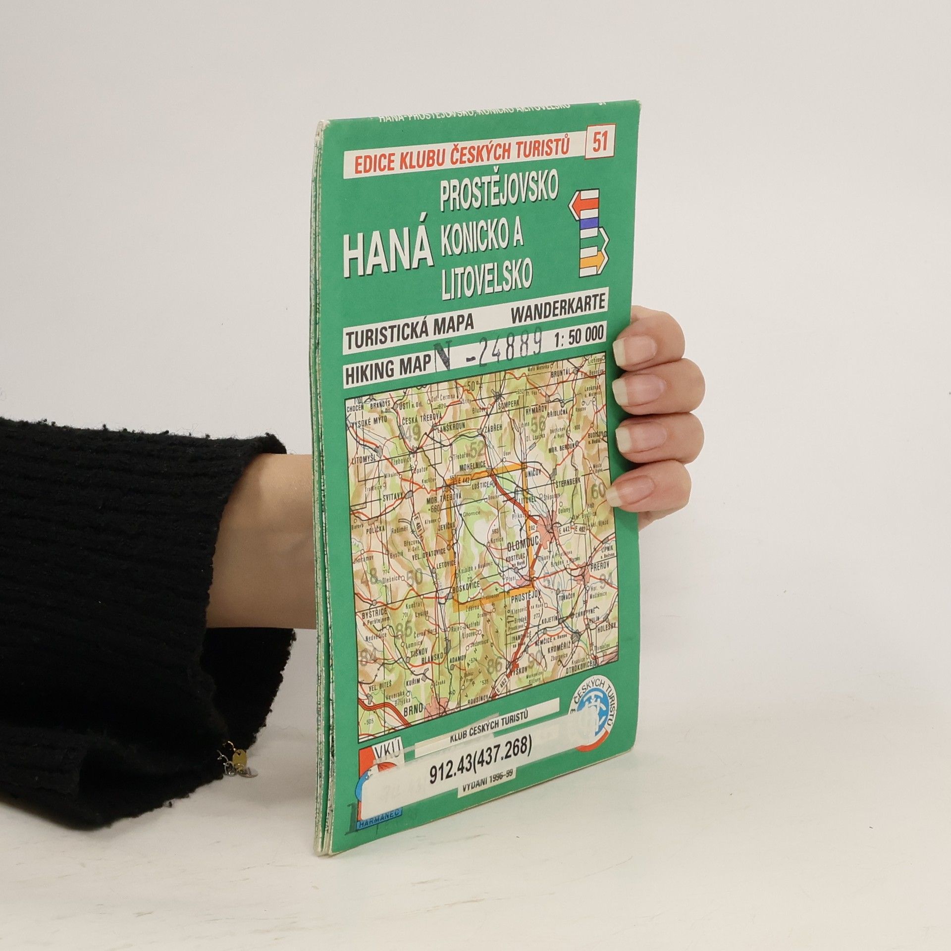 kolektiv Haná - Prostějovsko, Konicko a Litovelsko; soubor turistických map 1:50 000