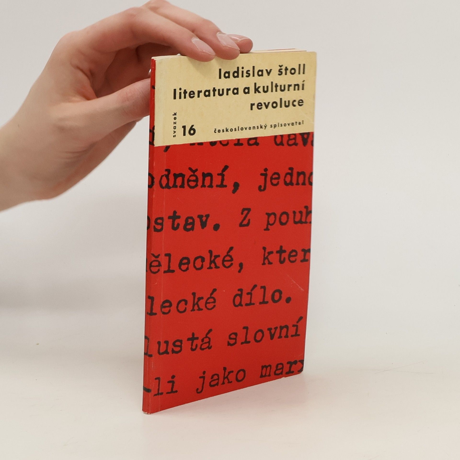 Ladislav Štoll Literatura a kulturní revoluce 16.