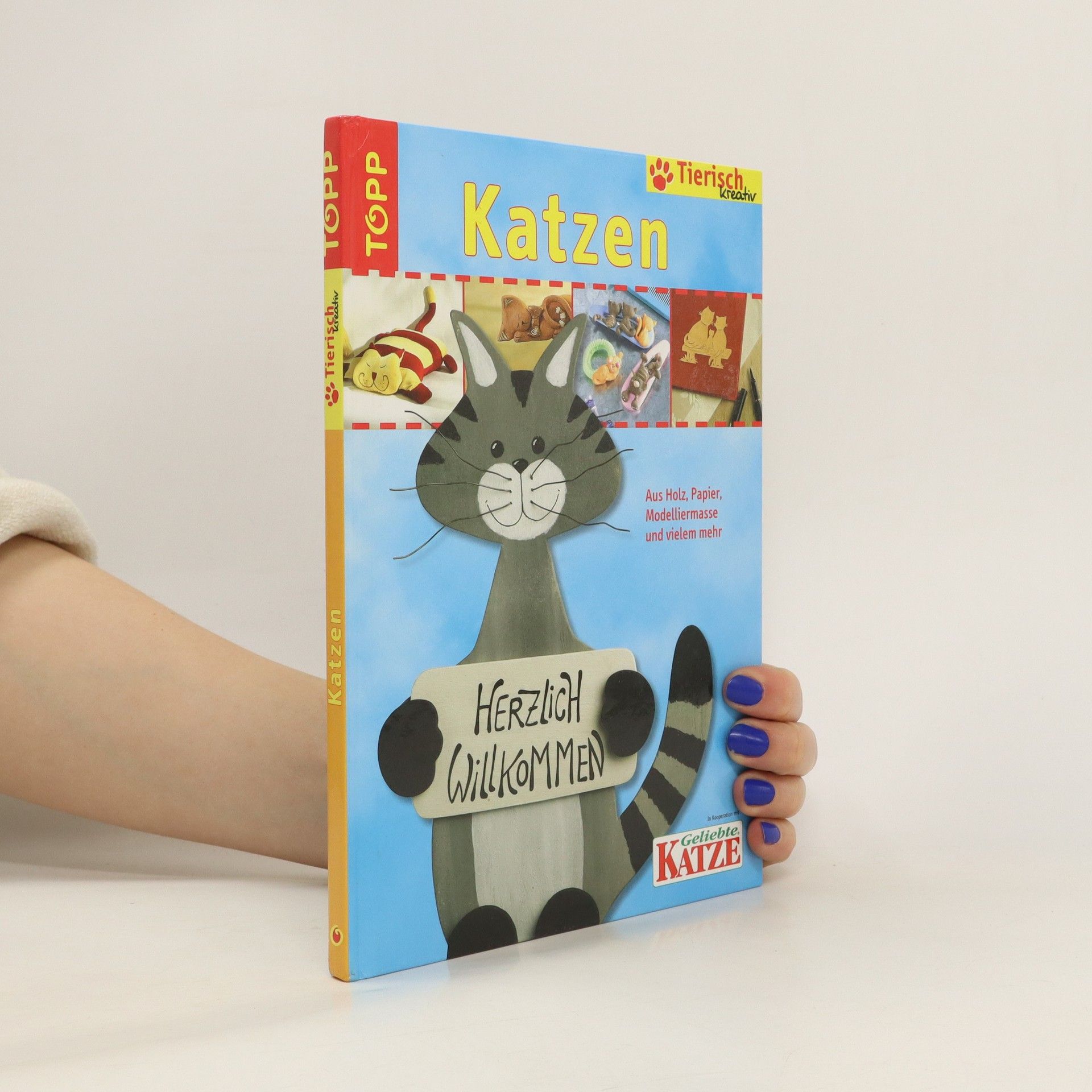 Sia Dreher Katzen aus Holz, Papier, Modelliermasse und vielem mehr