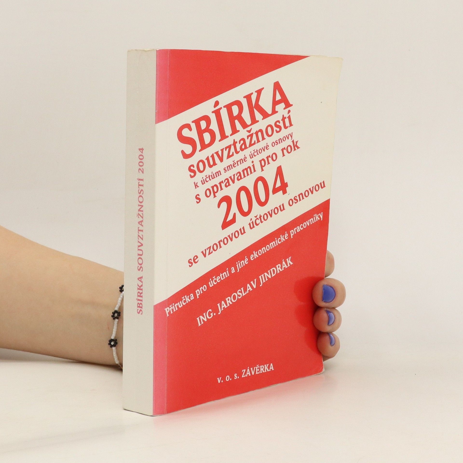 Jaroslav Jindrák Sbírka souvztažností k účtům směrné účtové osnovy s opravami pro rok 2004