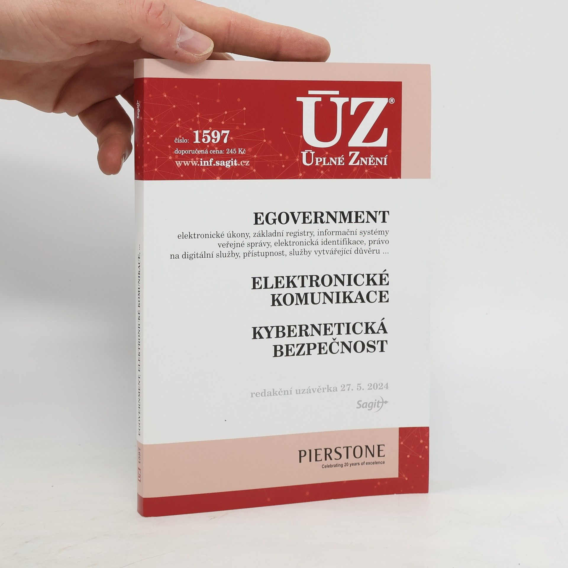 Sagit ÚZ 1597 eGovernment, elektronické komunikace, kybernetická bezpečnost