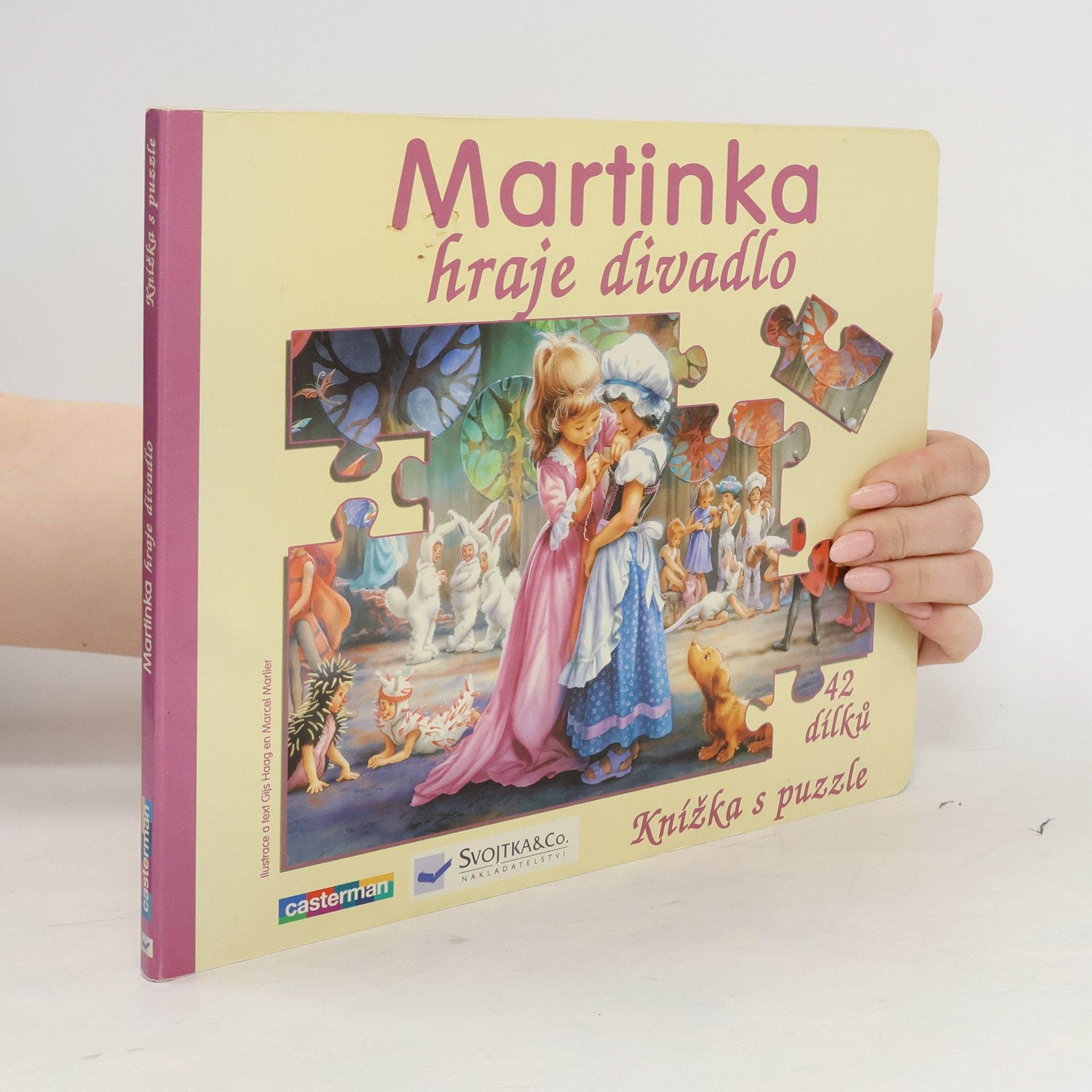 Marcel Marlier Martinka hraje divadlo. Knížka s puzzle