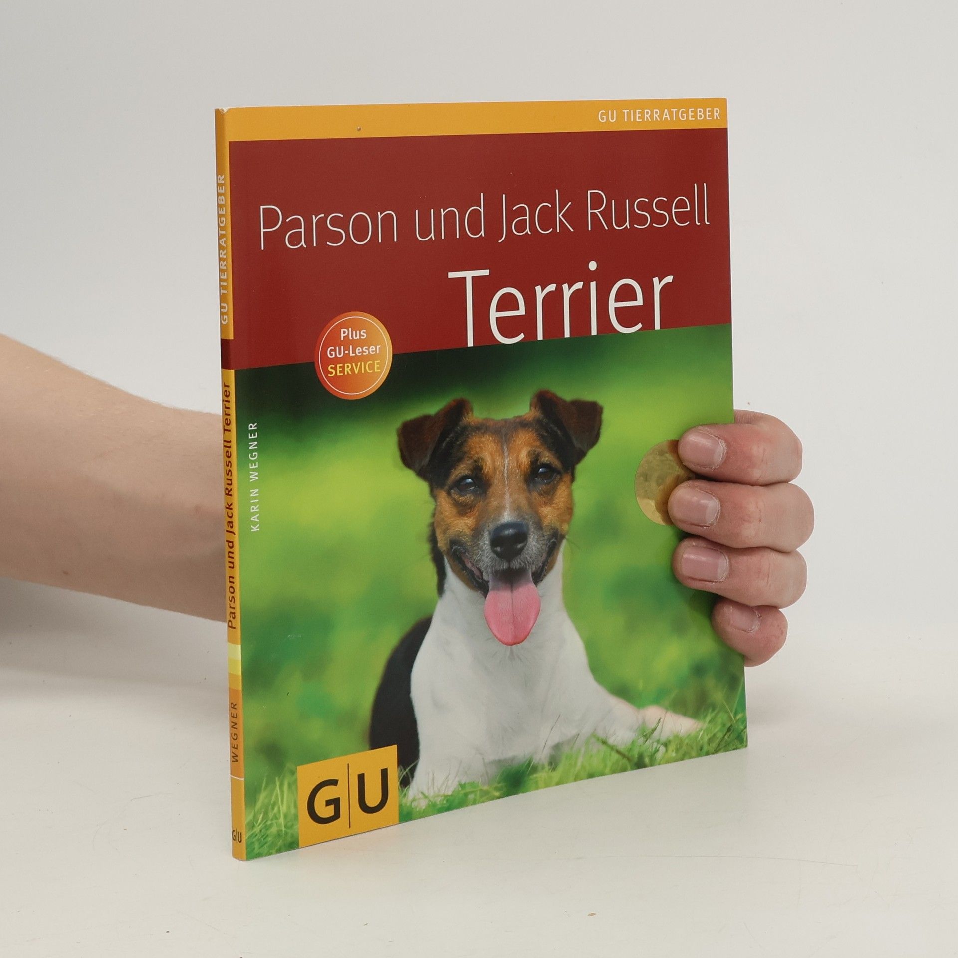 Karin Wegner Parson und Jack Russell Terrier