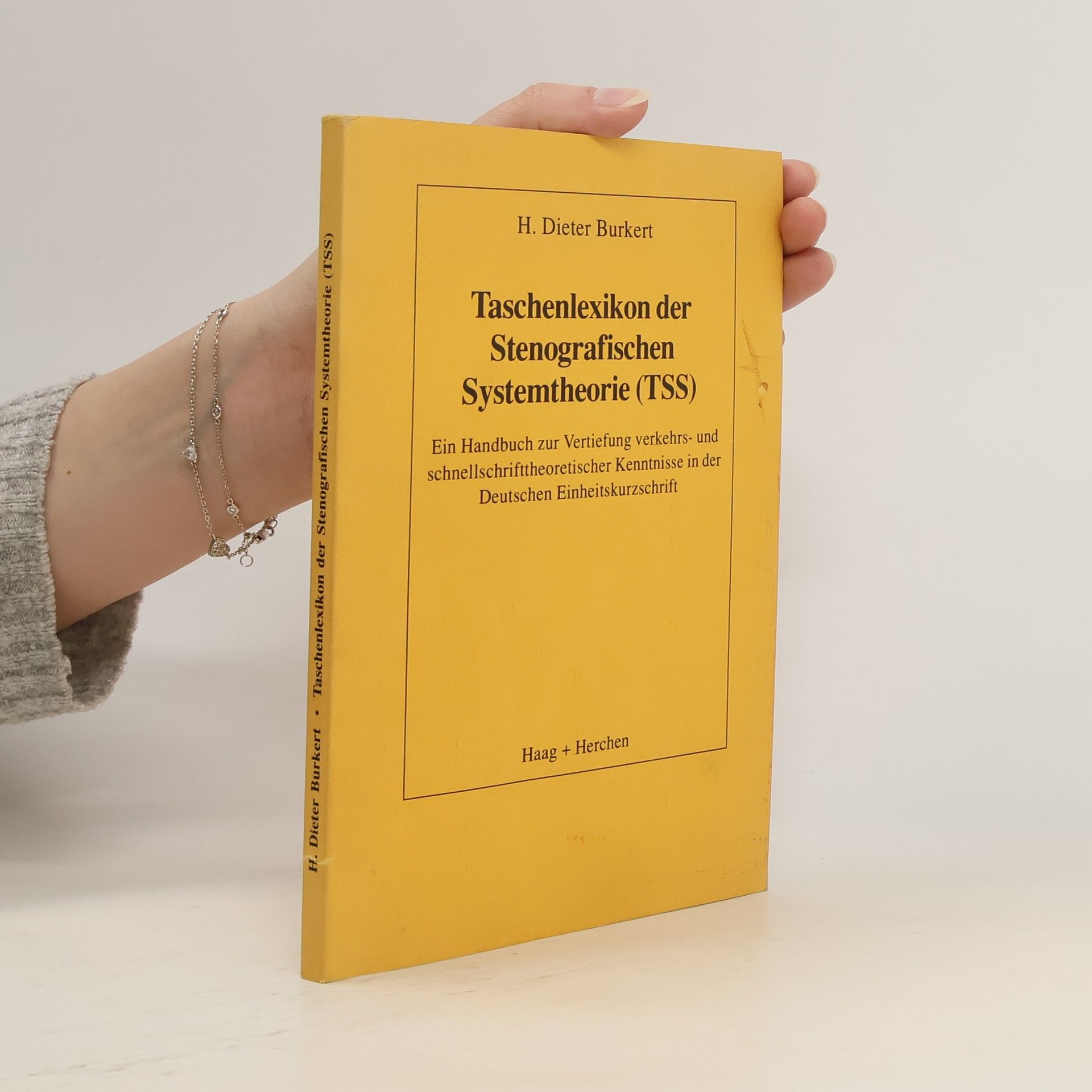 Hans Dieter Burkert Taschenlexikon der Stenographischen Systemtheorie (TSS)