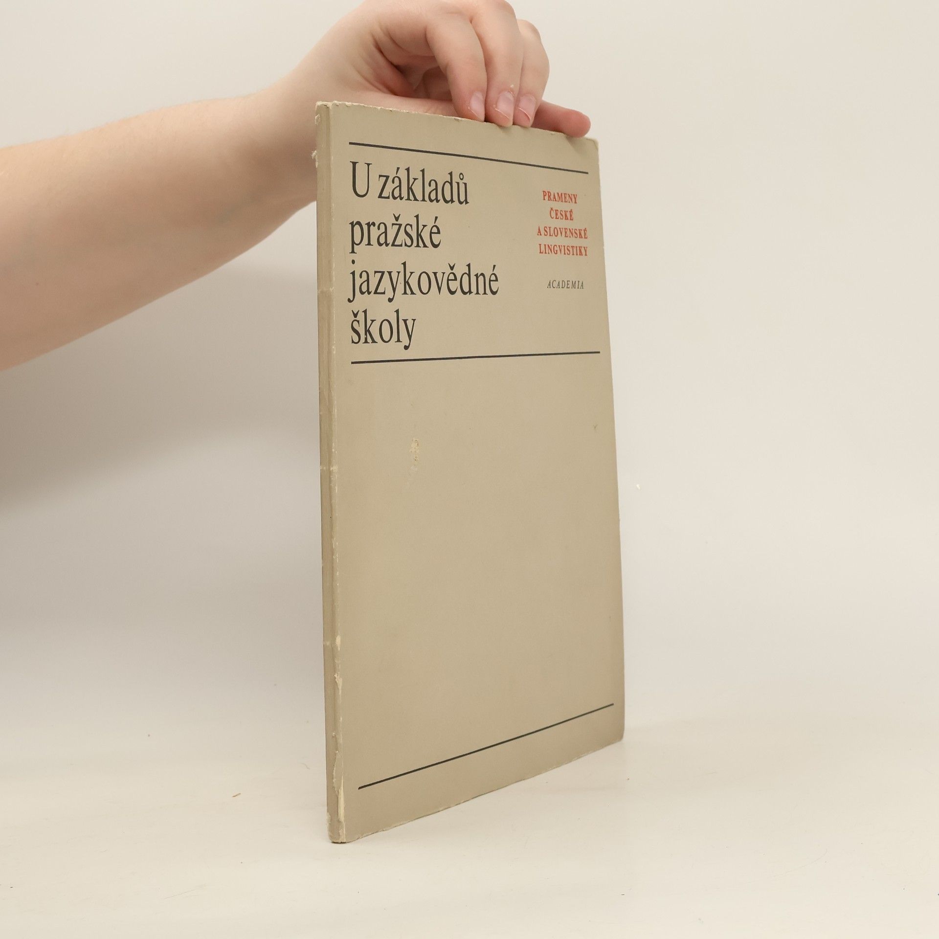 U základů pražské jazykovědné školy
