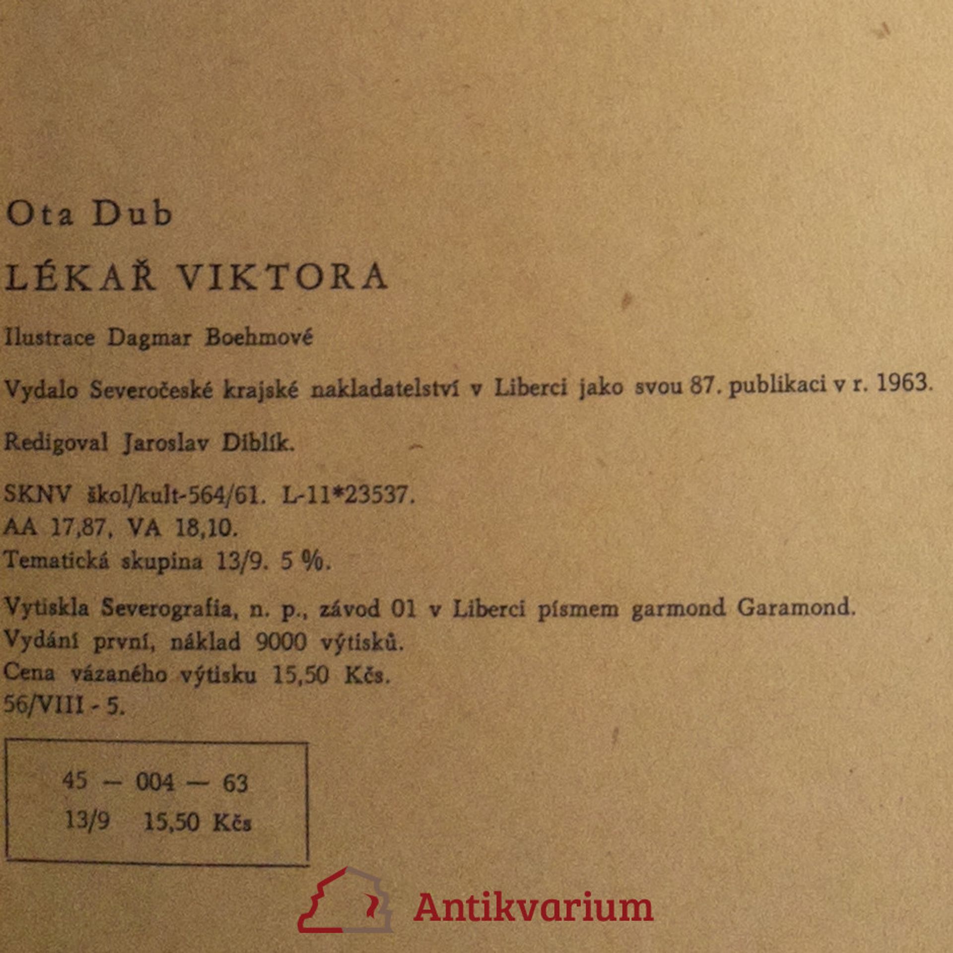 Ota Dub Lékař Viktora