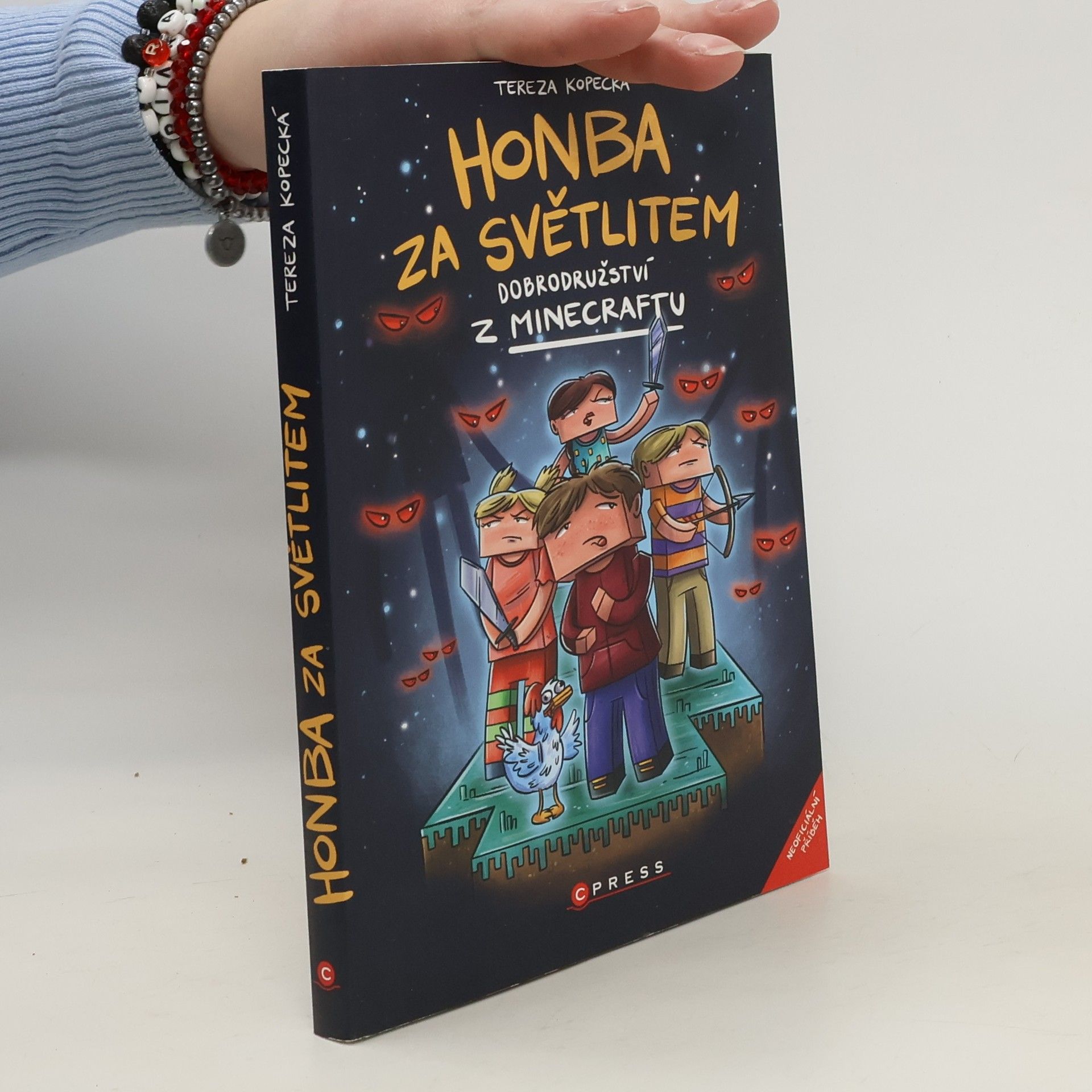 Tereza Kopecká Honba za světlitem : dobrodružství z Minecrafu