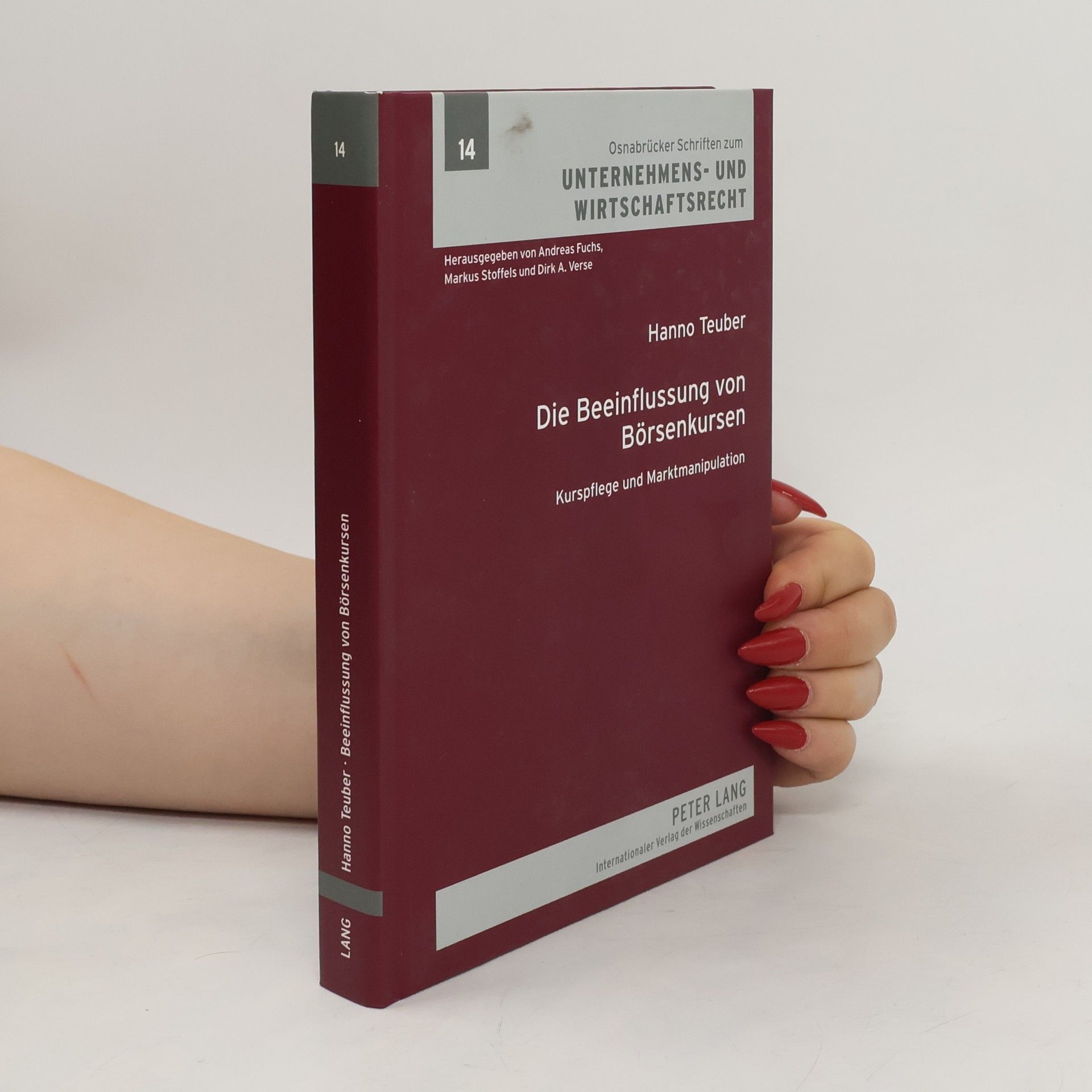 Hanno Teuber Die Beeinflussung von Börsenkursen