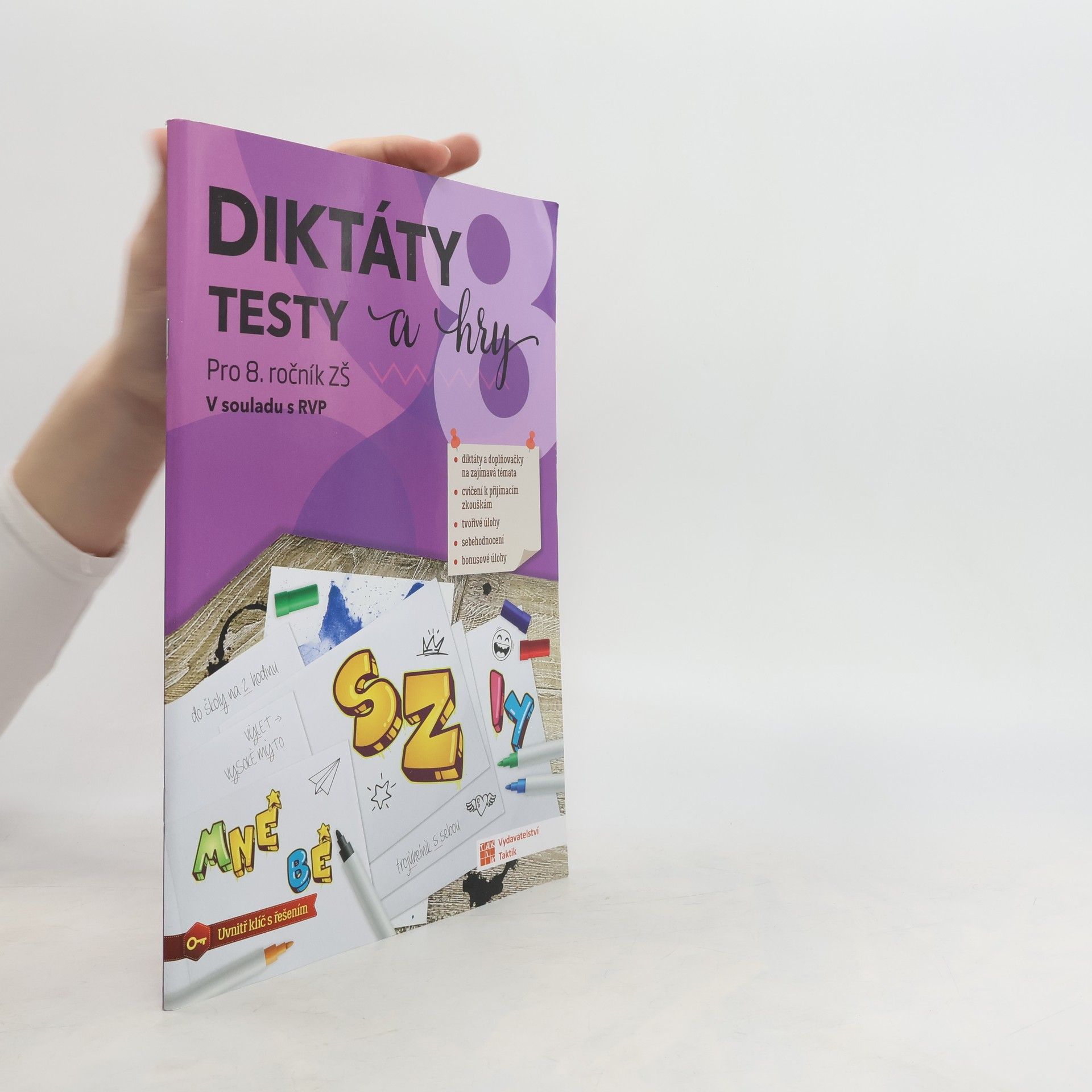 Silvie Abrahámová Diktáty, testy a hry. Pro 8. ročník ZŠ