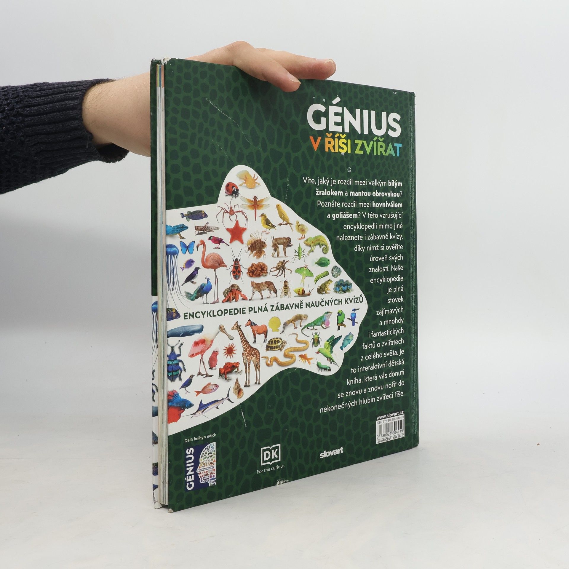 Stevie Derrick Génius v říši zvířat. Encyklopedie plná zábavně naučných kvízů