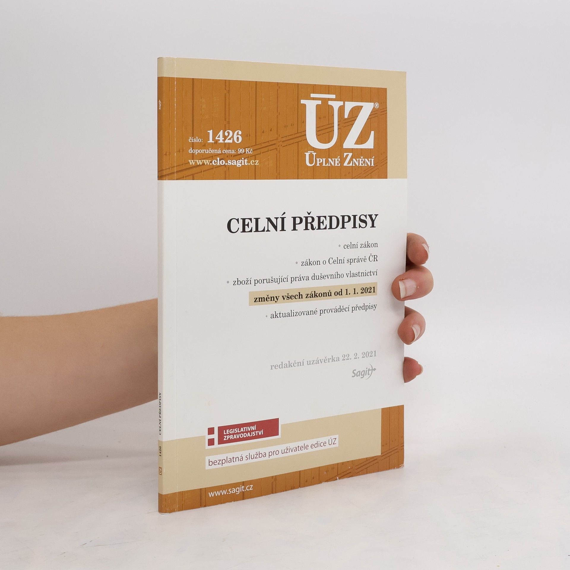 Collectif d'auteurs ÚZ 1426 Celní předpisy