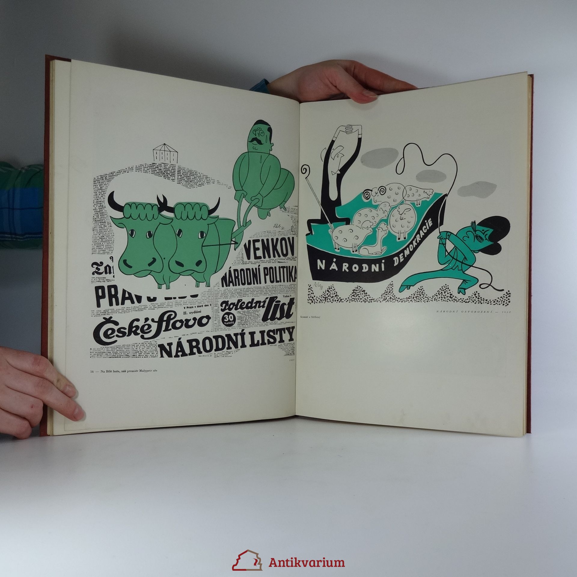 Antonín Pelc Karikatury 1919-1945