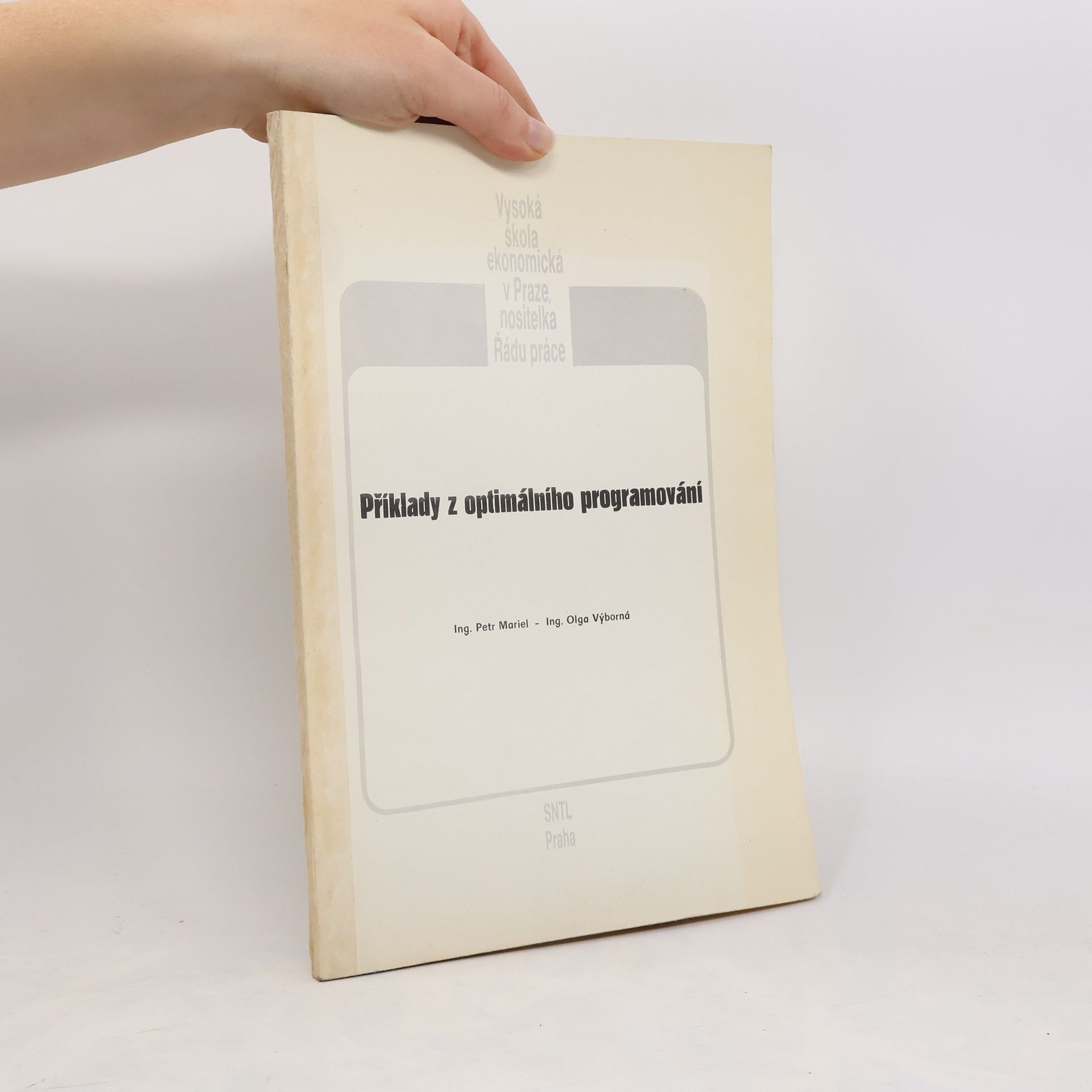 Petr Mariel Příklady z optimálního programování