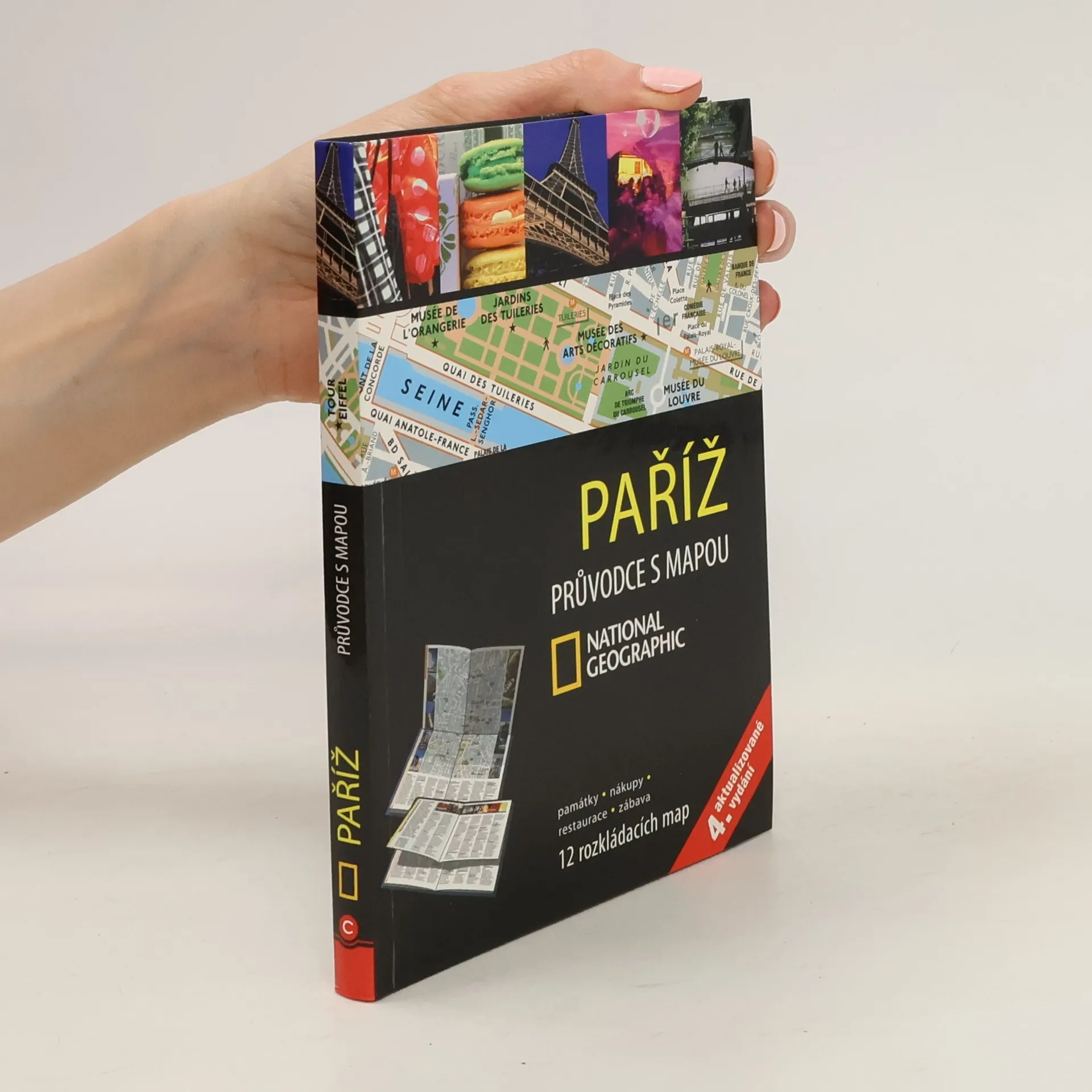 Paříž - průvodce s mapou | Kniha | Mélani Le Bris | CS