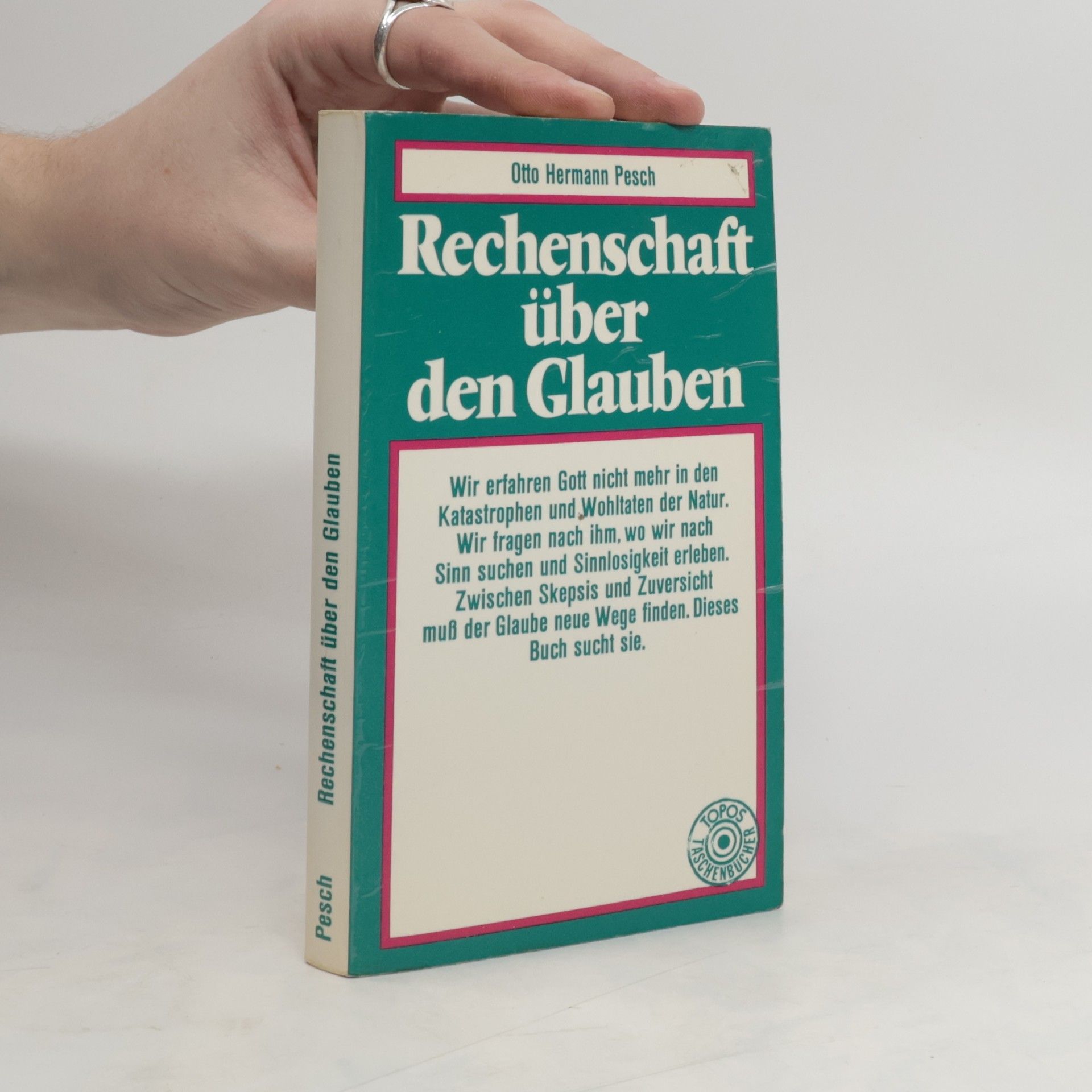 Otto Hermann Pesch Rechenschaft über den Glauben
