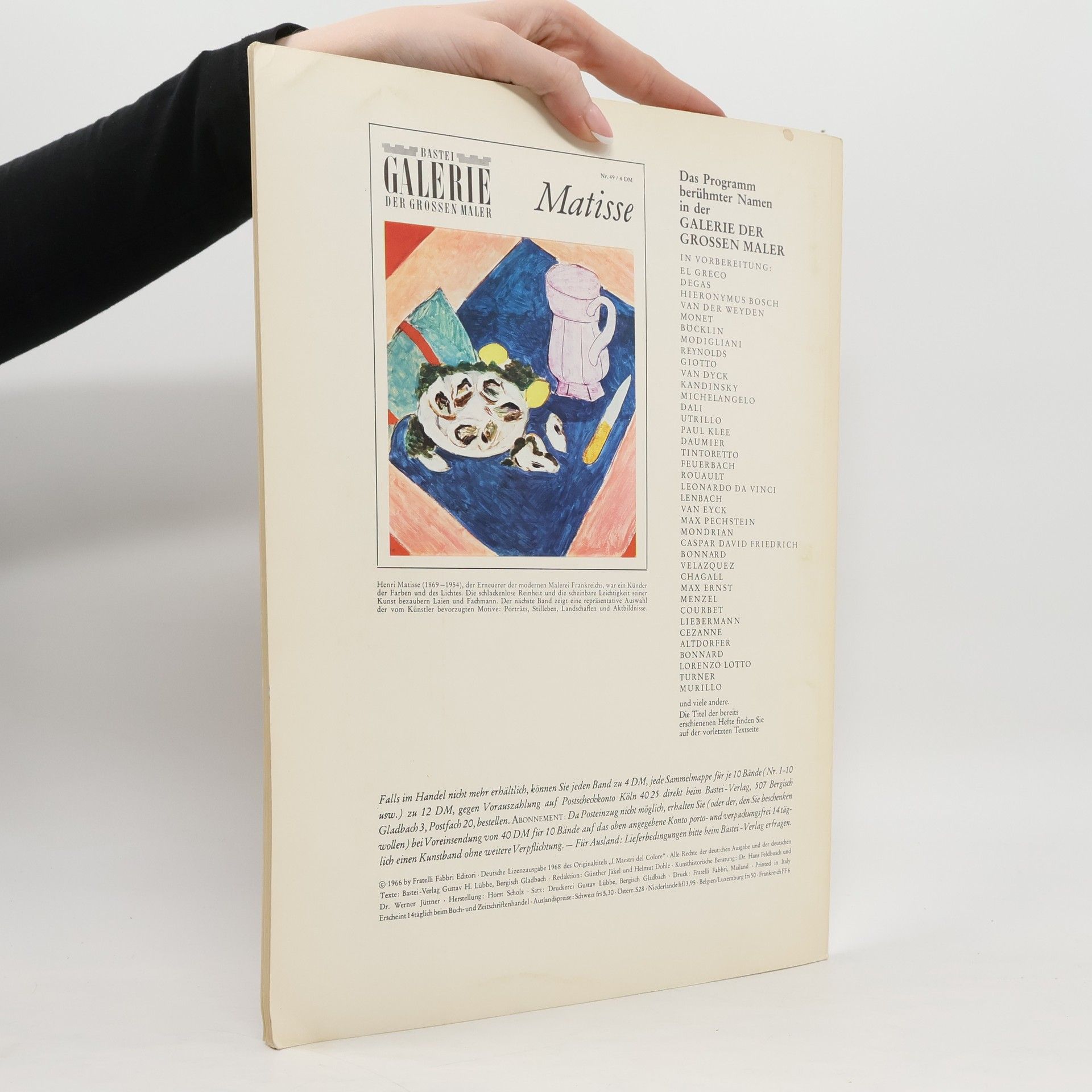 Autorenkollektiv Bastei Galerie der grossen Maler. Tiepolo