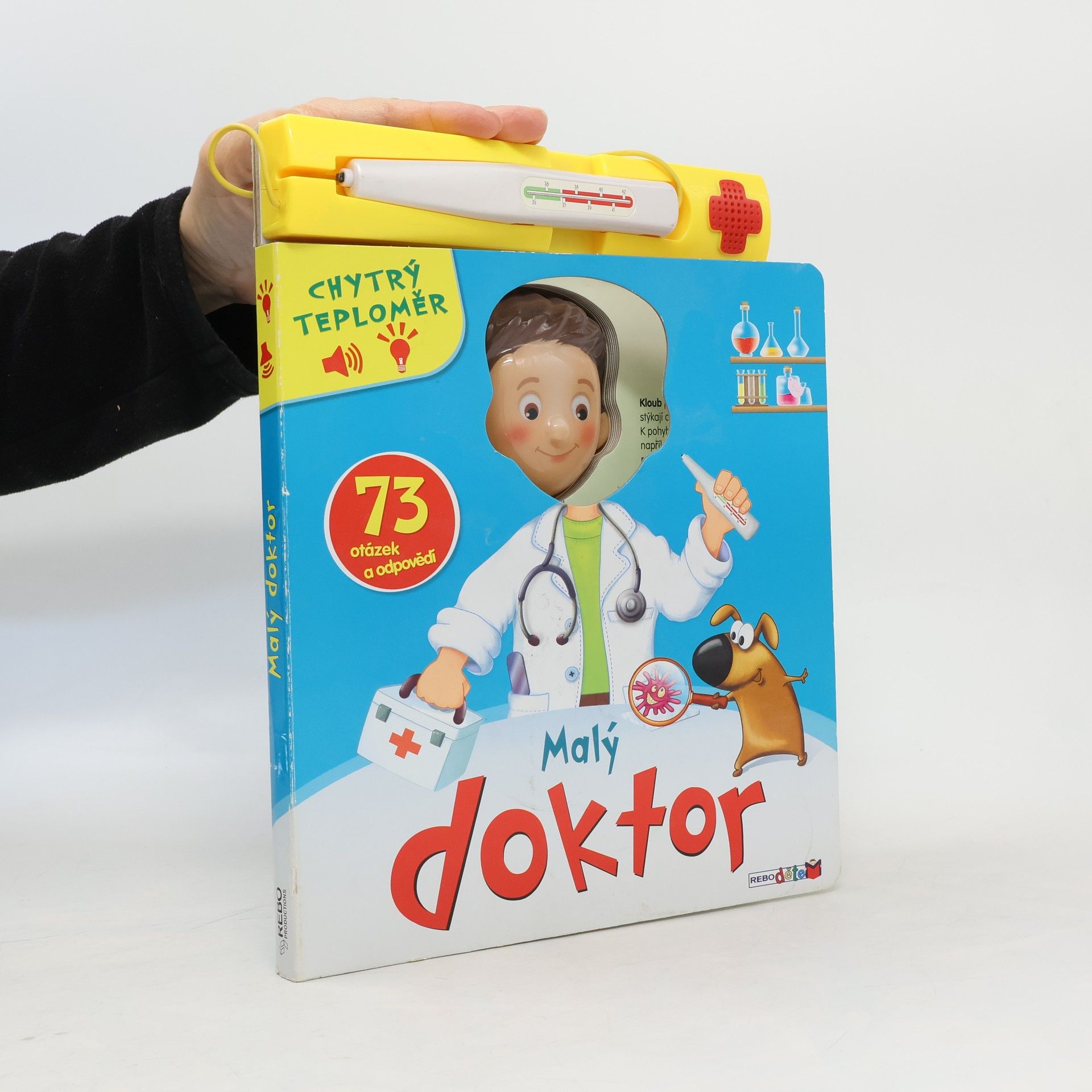 Collectif d'auteurs Malý doktor: 73 otázek a odpovědí + chytrý teploměr