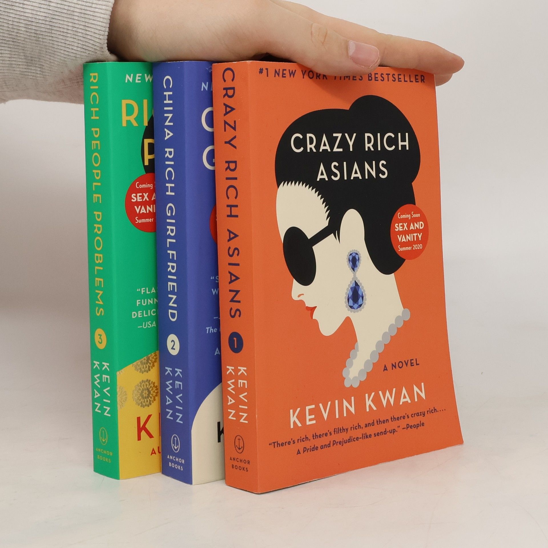 Kevin Kwan Crazy Rich Asians 1-3
