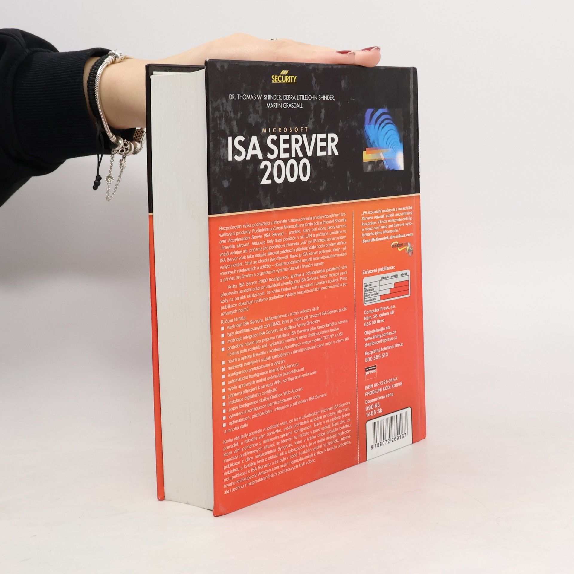 Thomas W. Shinder Microsoft ISA Server 2000. Konfigurace, správa a odstraňování problémů.