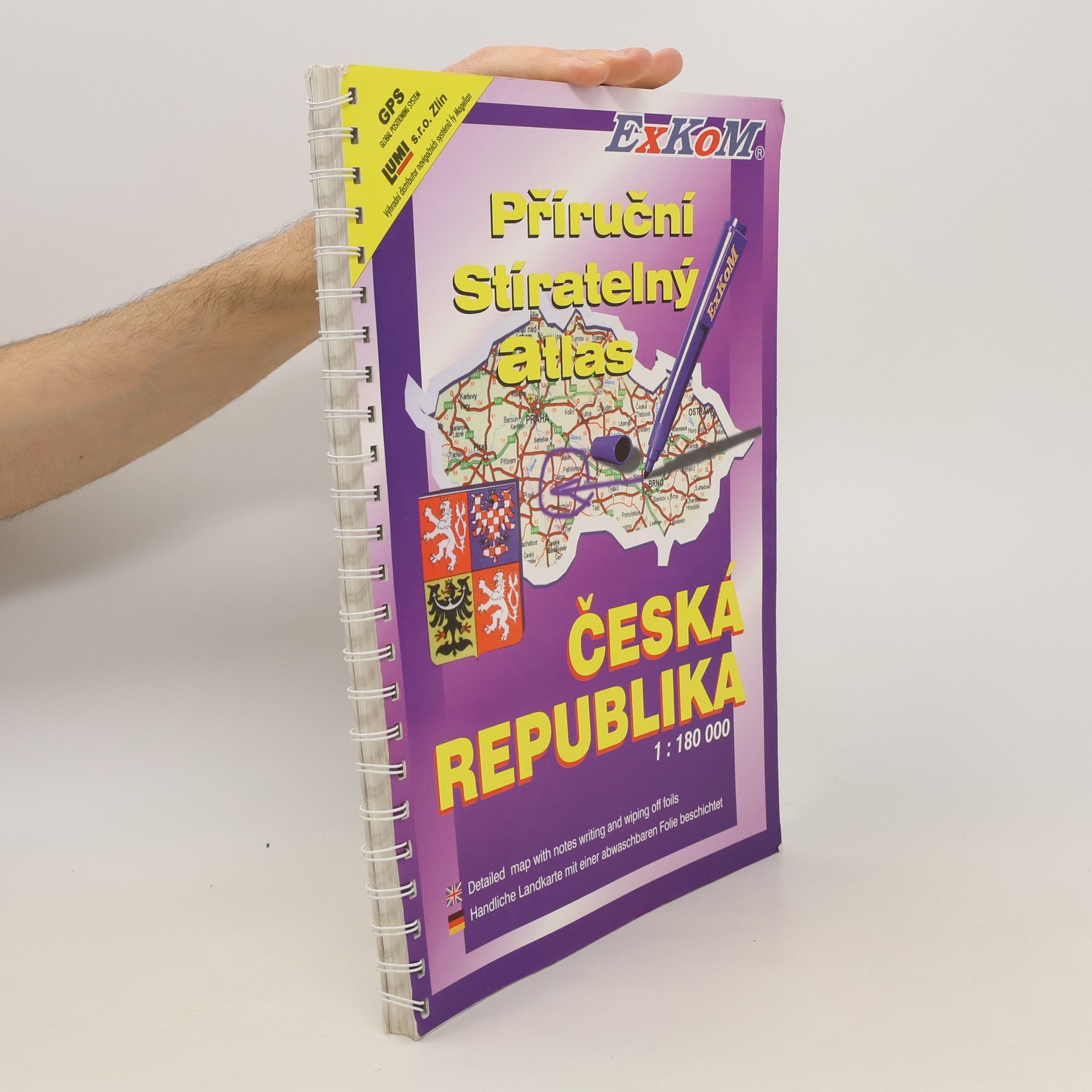 Autores varios Príručný Stíratelný atlas. Česká republika
