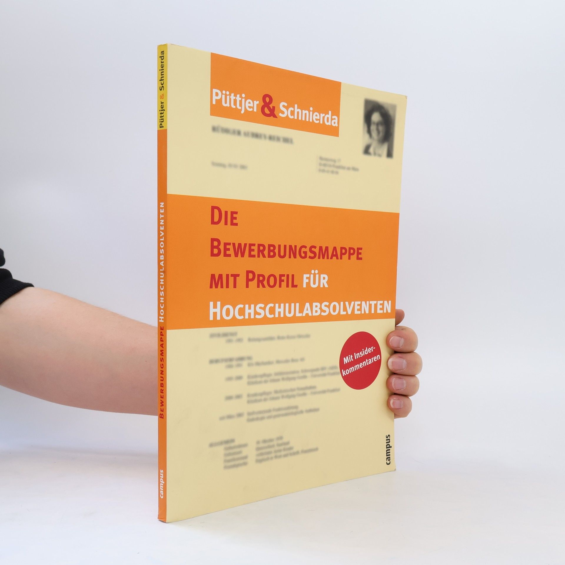 Christian Püttjer Die Bewerbungsmappe mit Profil für Hochschulabsolventen