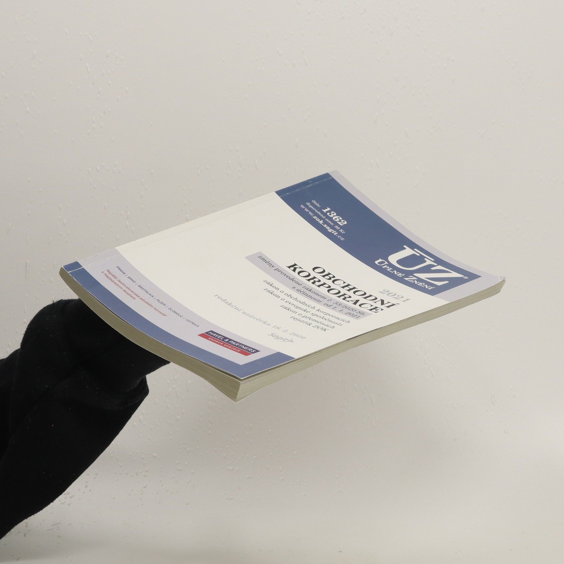 Collectif d'auteurs Obchodní korporace [ÚZ 2020 č. 1362] : změny provedené zákonem č. 33