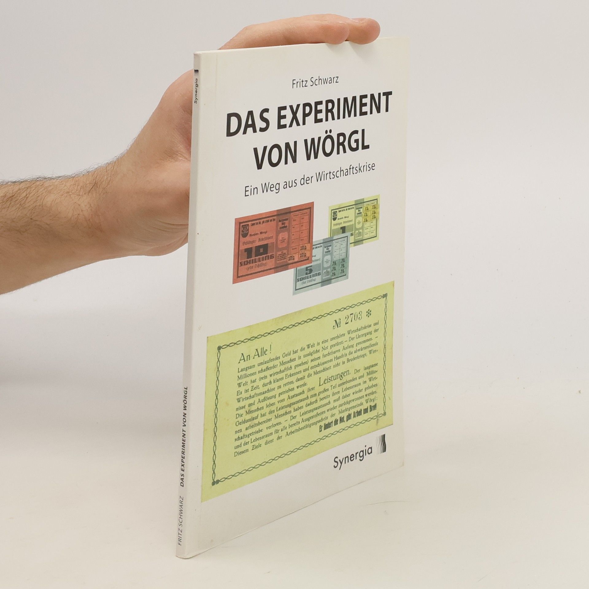 Fritz Schwarz Das Experiment von Wörgl