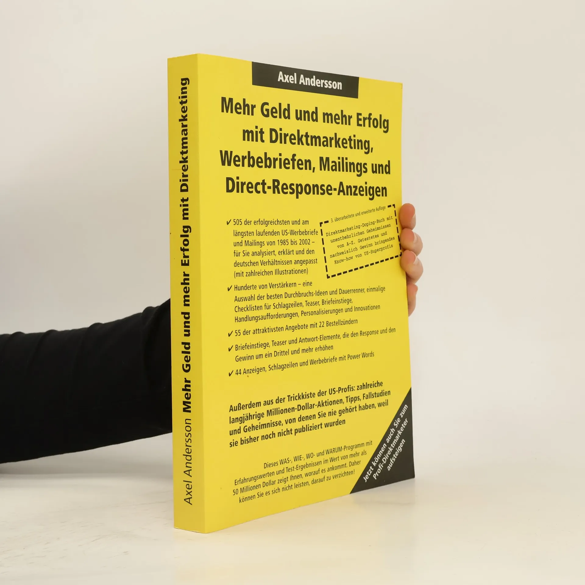 Mehr Geld und mehr Erfolg mit Direktmarketing, Werbebriefen, Mailings & Direct Response-Anzeigen | Kniha | mäkká | Axel Andersson | DE