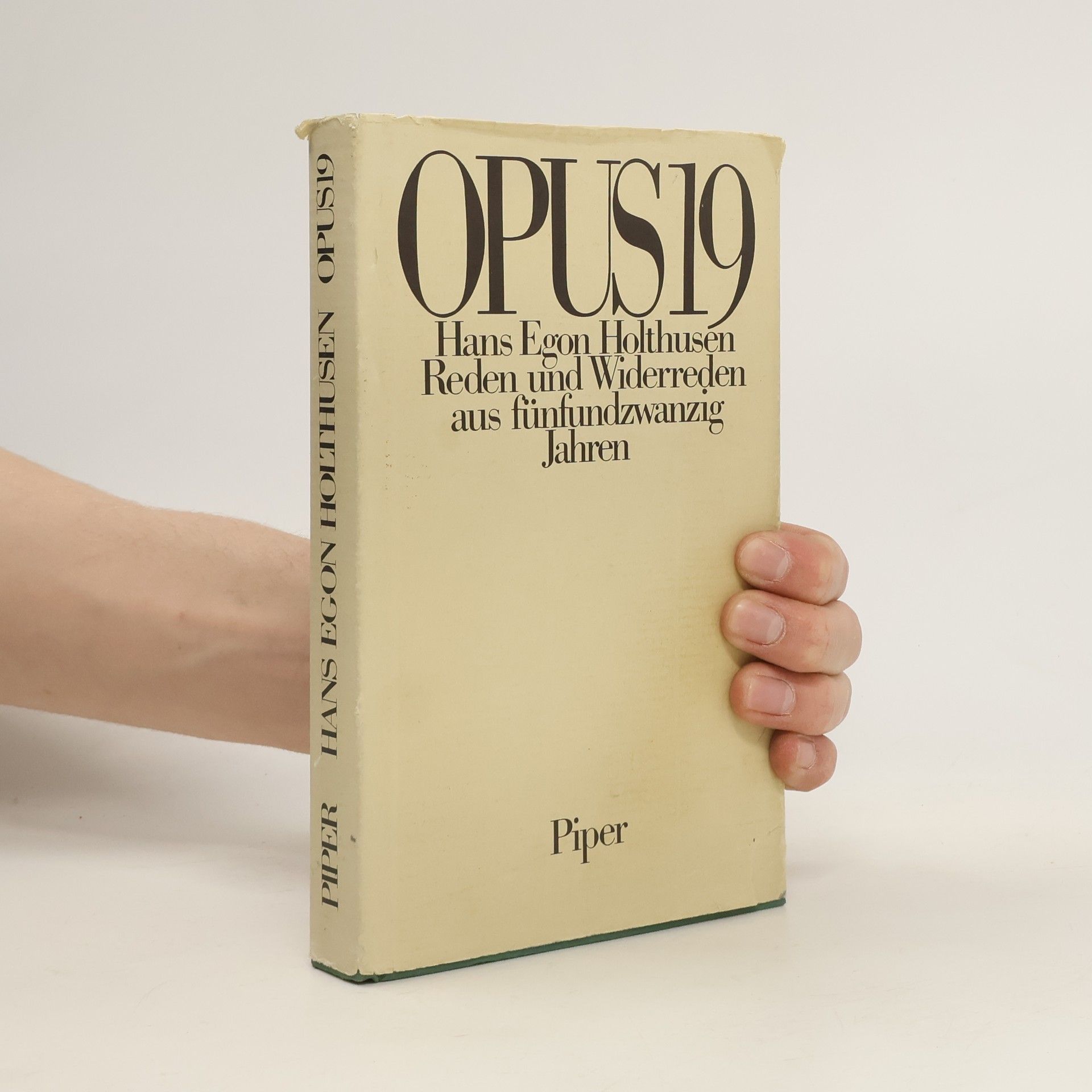 Hans Egon Holthusen Opus 19