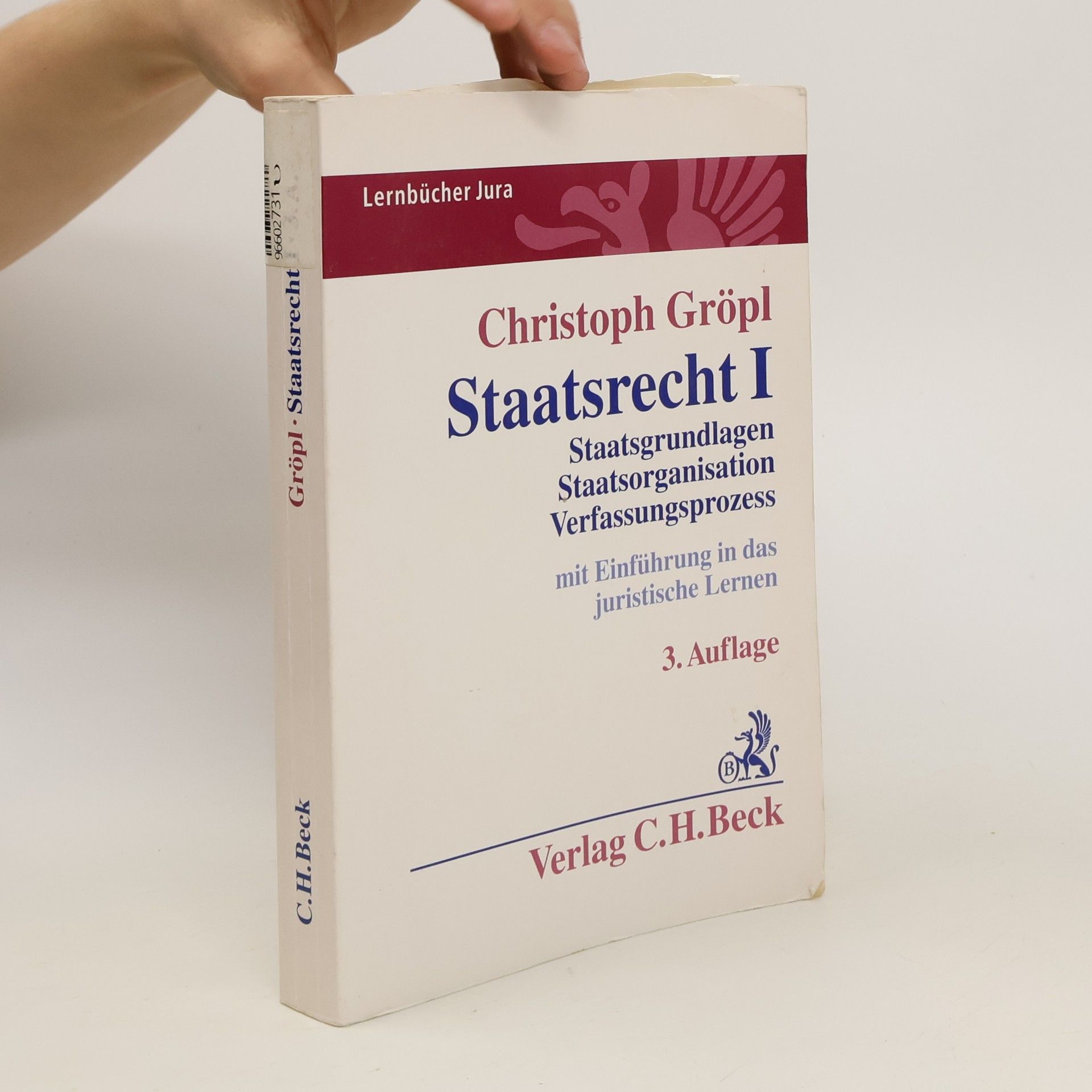 Christoph Gröpl Staatsrecht I