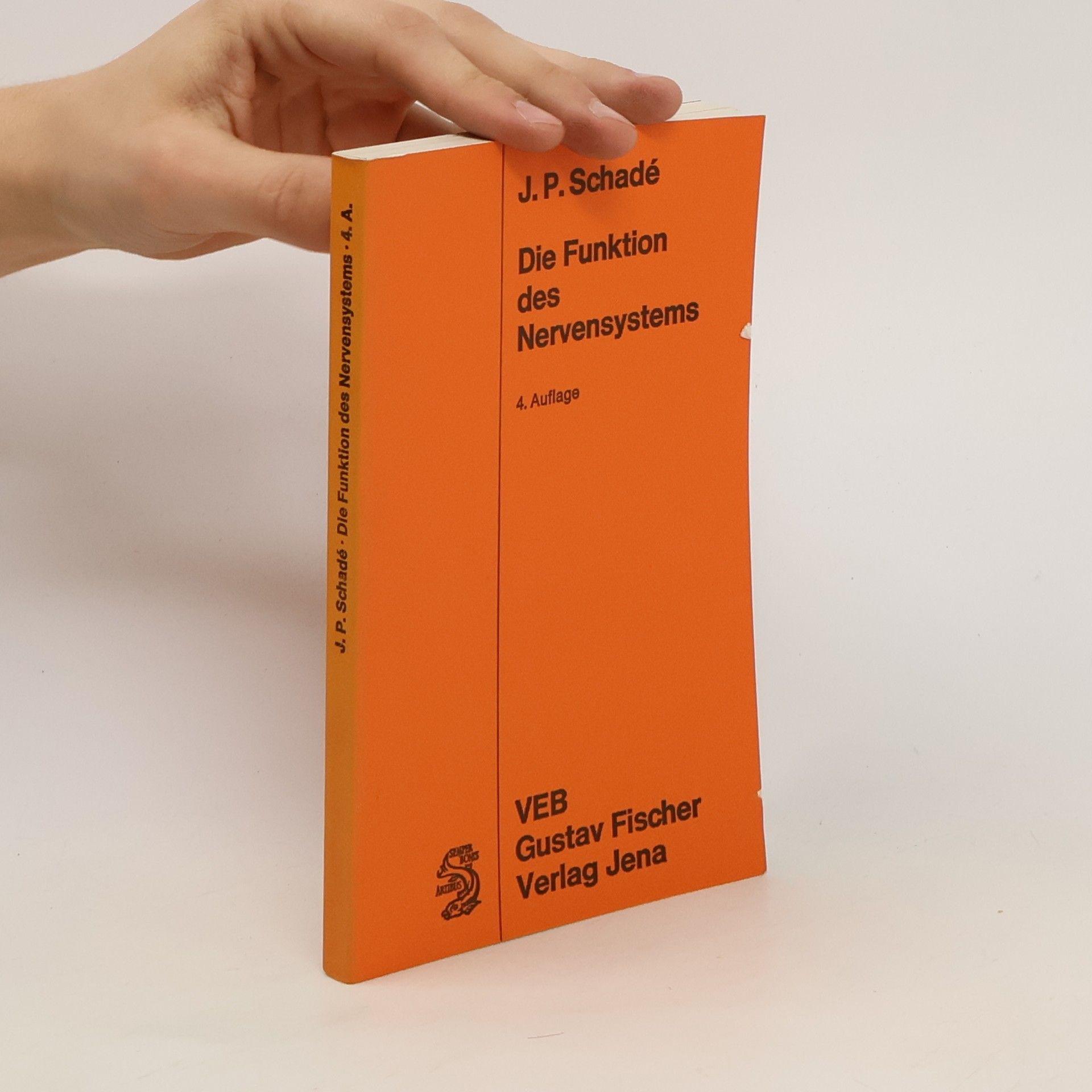 Johannes Petrus Schade Die Funktion des Nervensystems