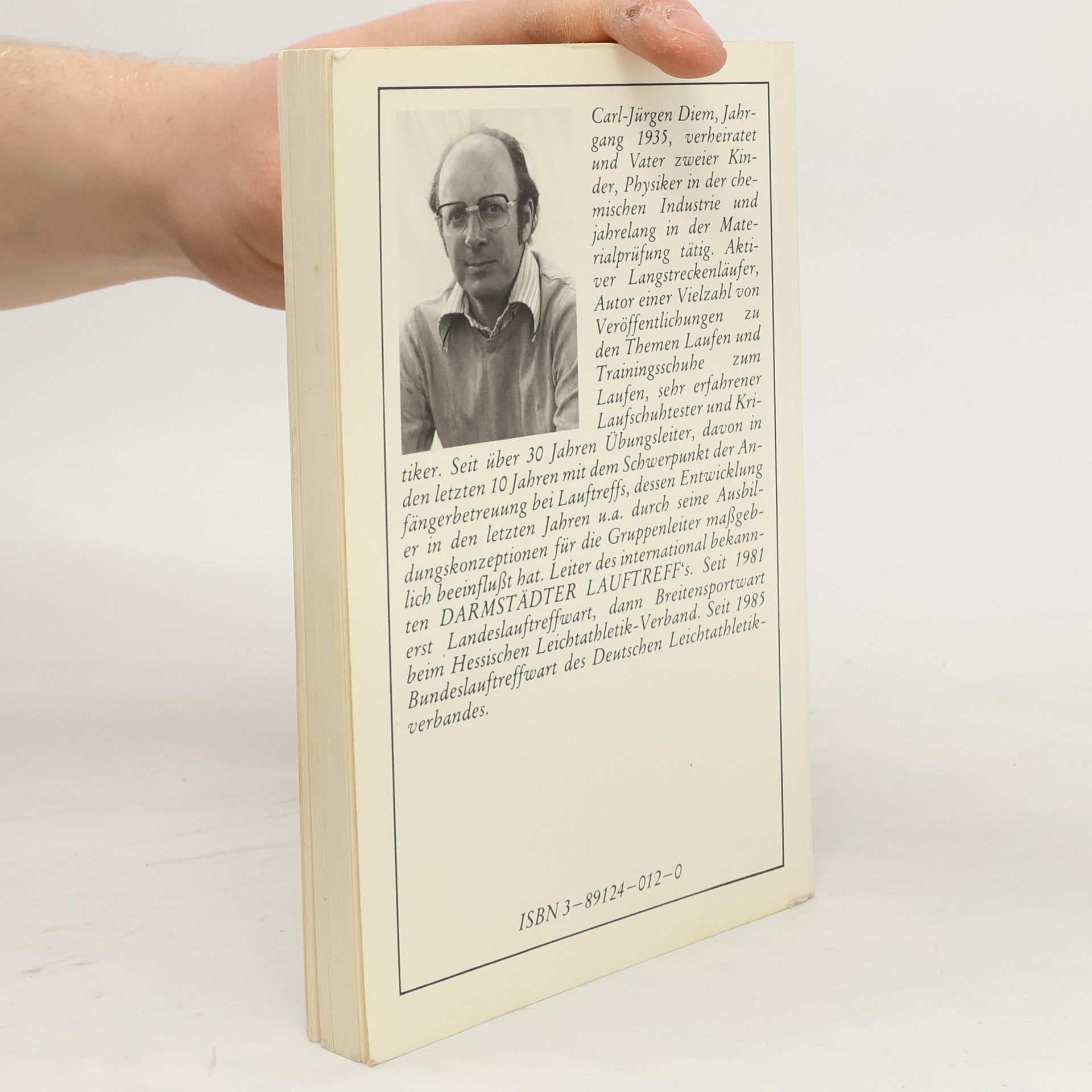 Carl-Jürgen Diem Tips für Laufanfänger
