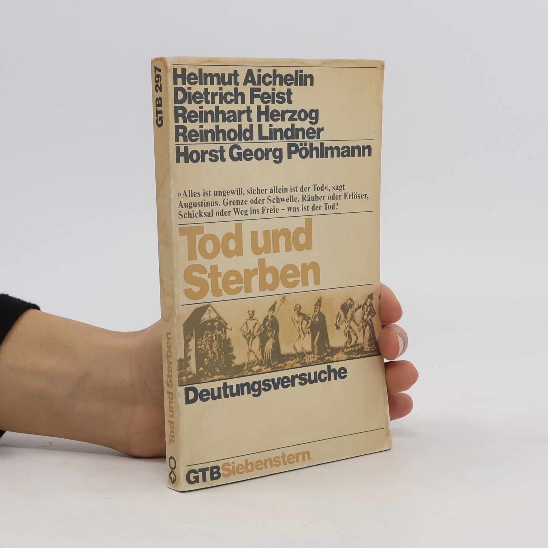 Horst Georg Pöhlmann Tod und Sterben