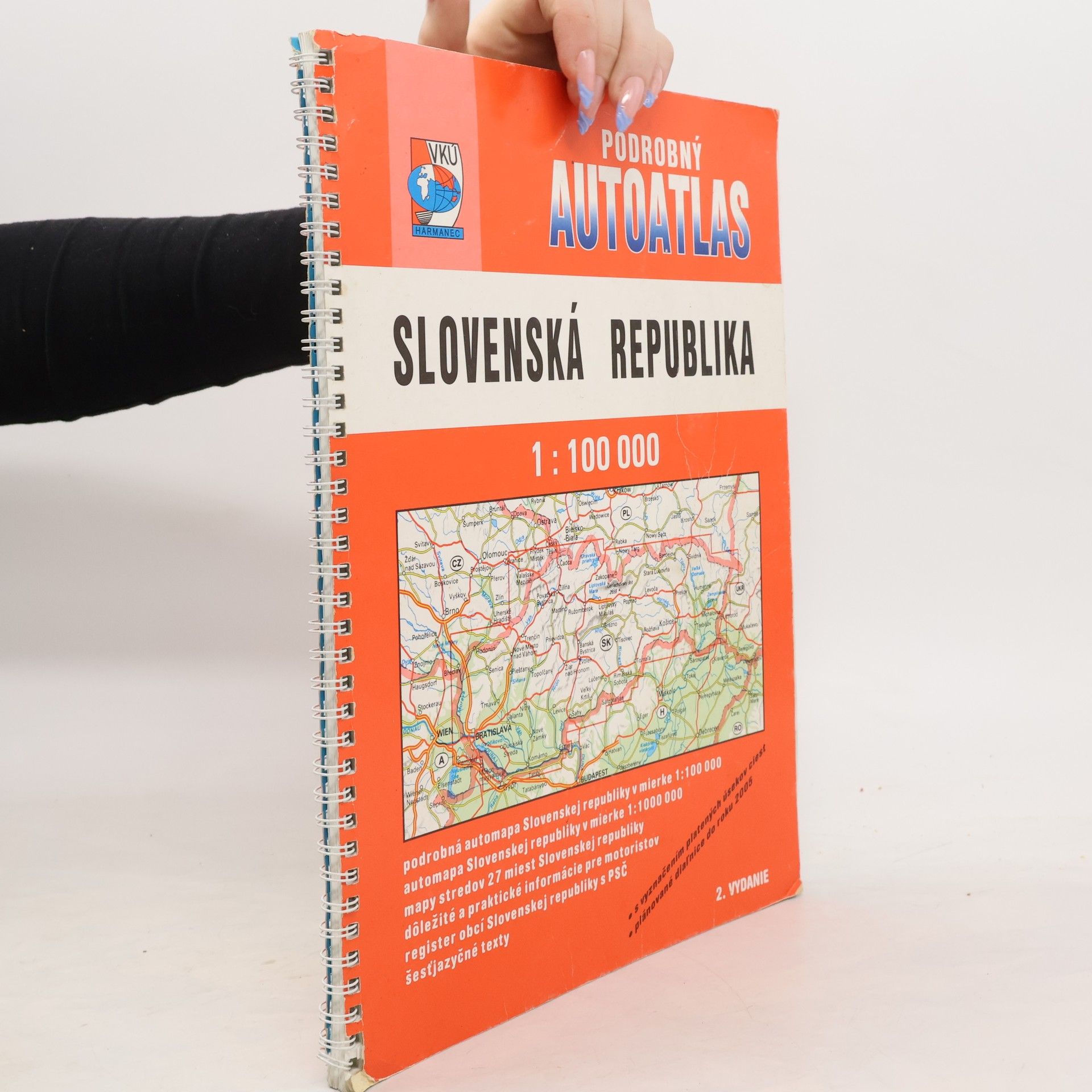 kolektiv Podrobný autoatlas Slovenská republika 1:100000