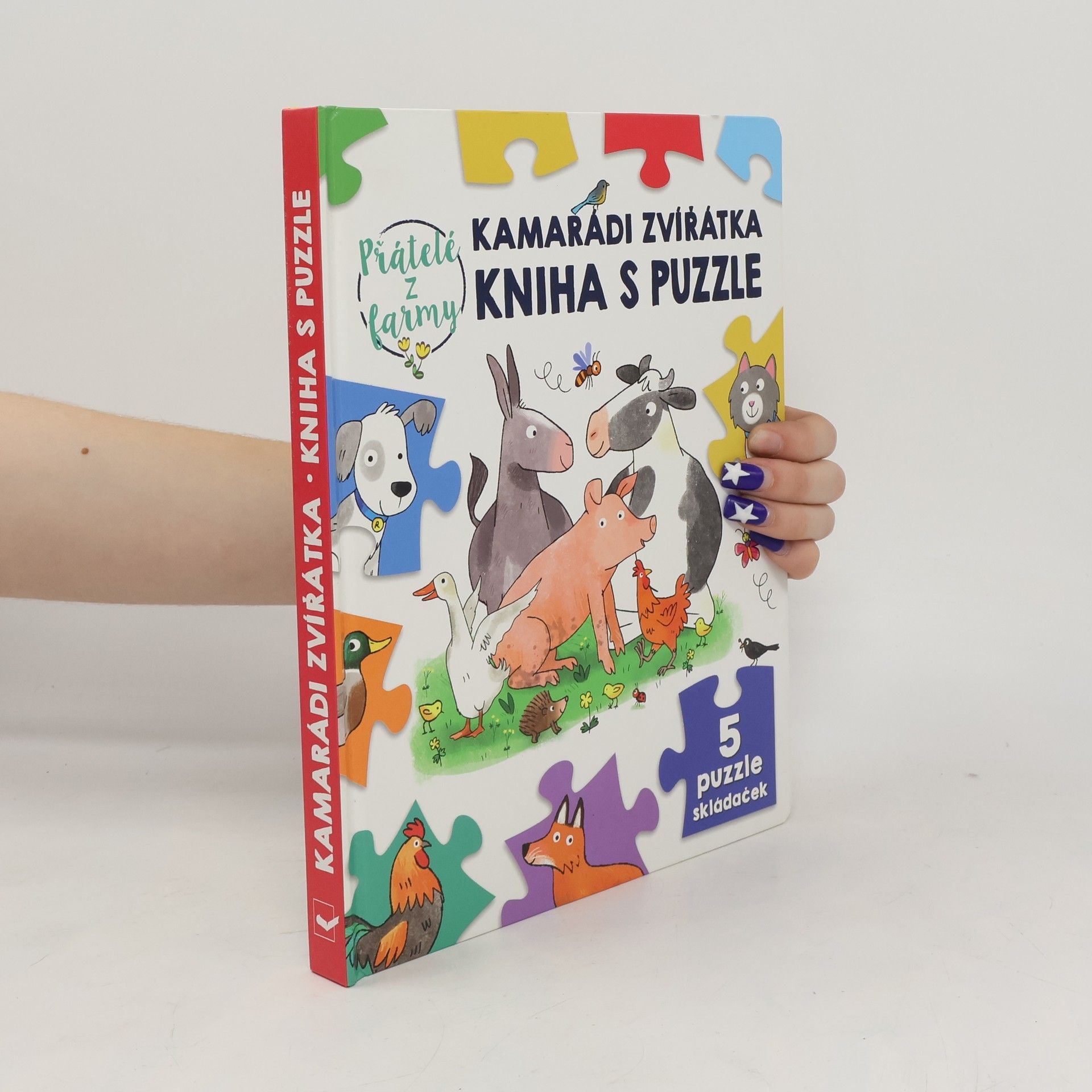 Sébastien Braun Kamarádi zvířátka kniha s puzzle Přátelé z farmy