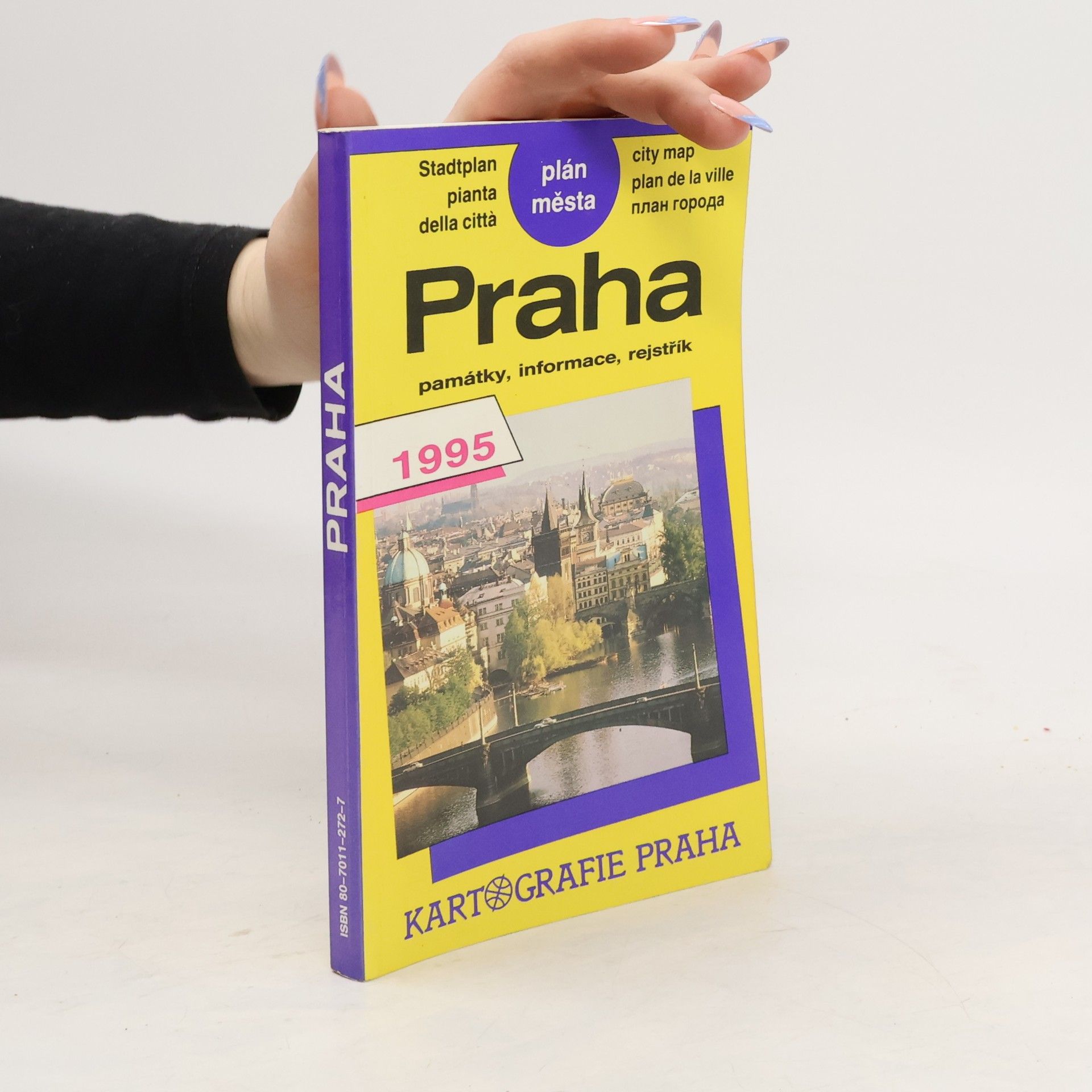 Jitka Mlsová Chmelíková Praha památky, informace, rejstřík: Plán města: Nové vydání 1995