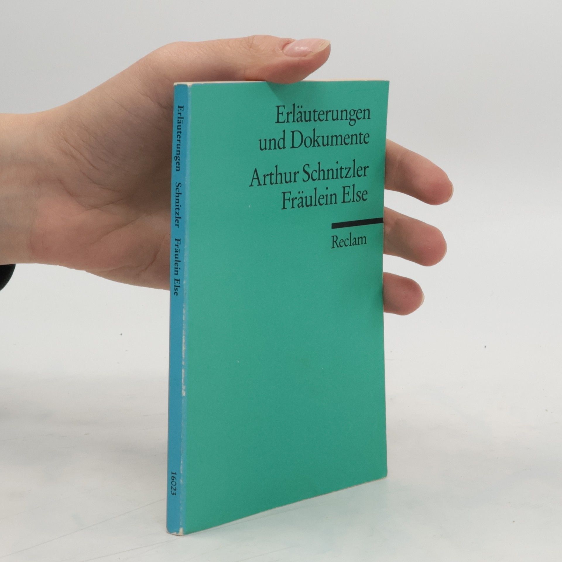 Evelyne Polt-Heinzl Arthur Schnitzler, Fräulein Else