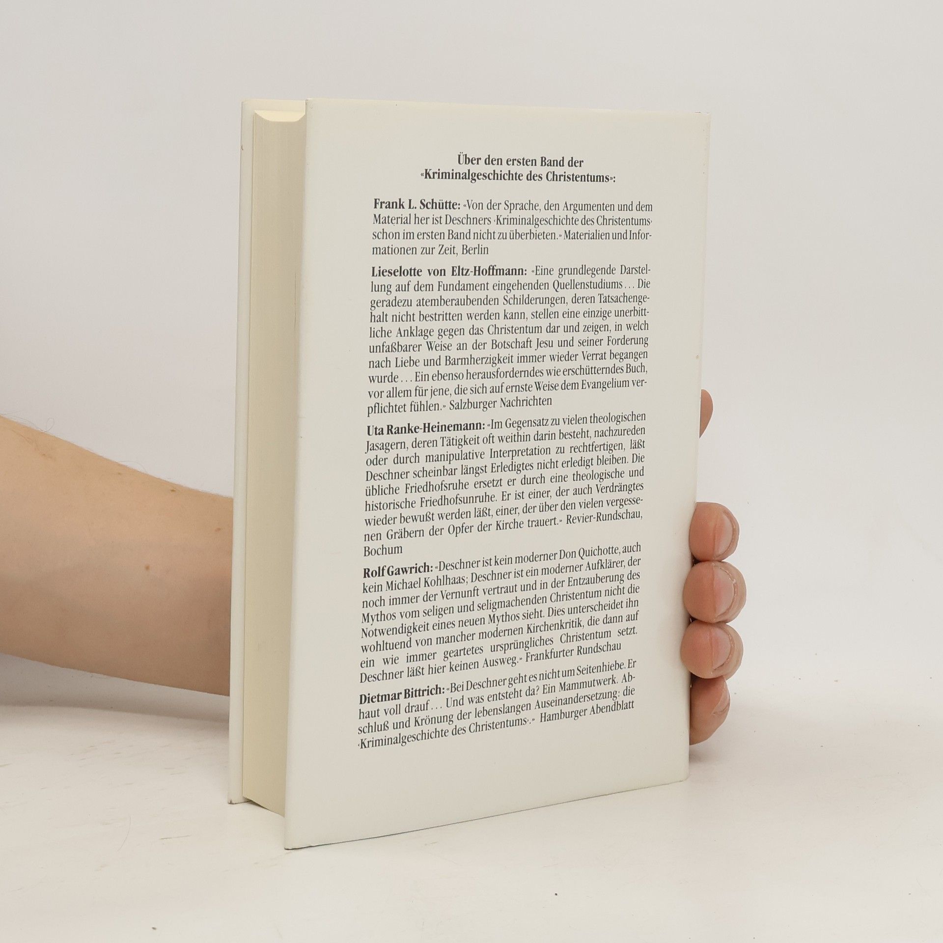 Karlheinz Deschner Kriminalgeschichte des Christentums: Band 2 / die Spätantike