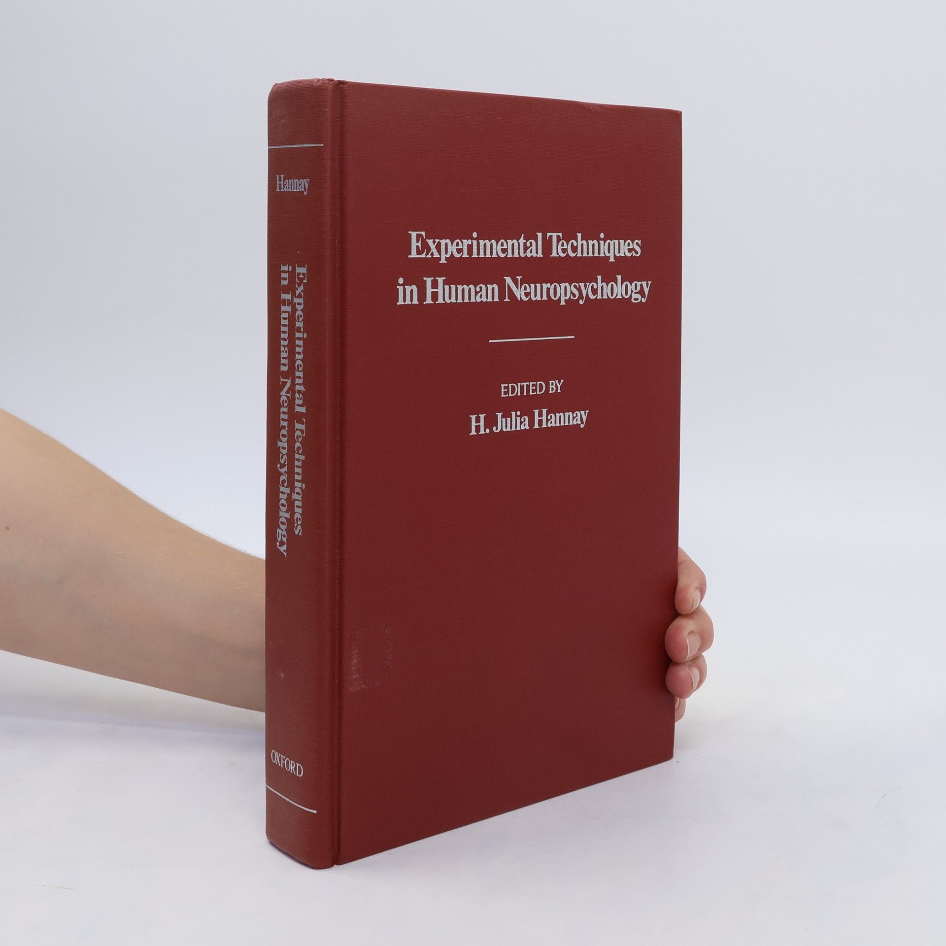 H. Julia Hannay Experimental Techniques in Human Neuropsychology