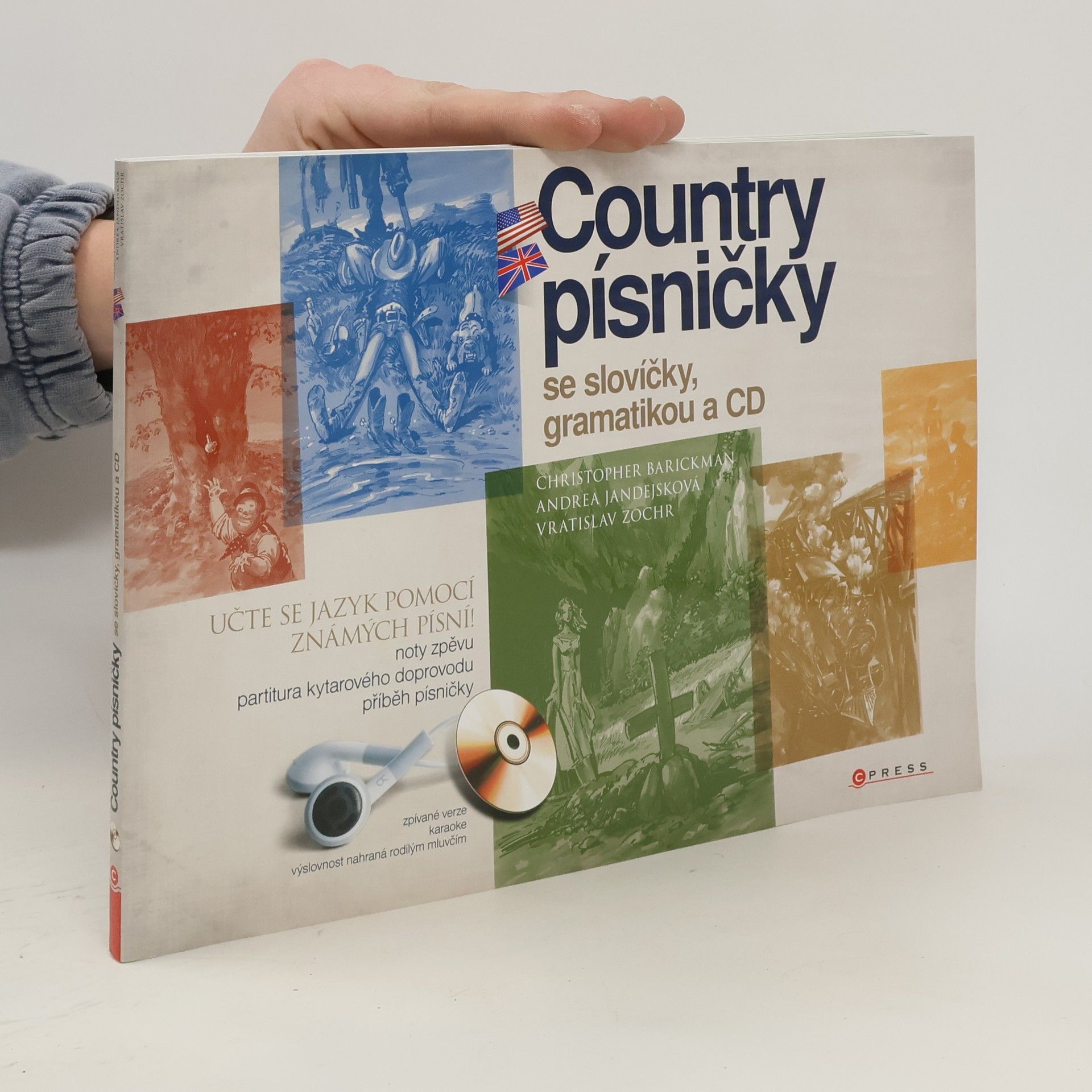 Christopher Barickman Country písničky se slovíčky, gramatikou a CD.