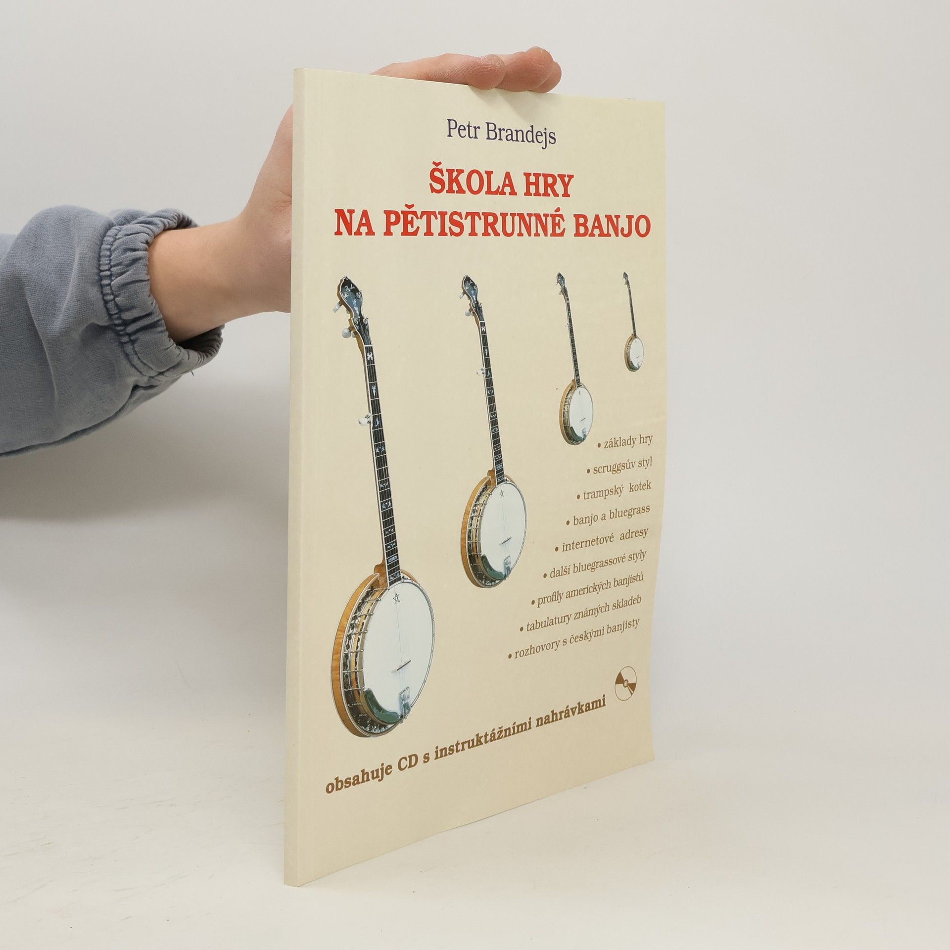 Petr Brandejs Škola hry na pětistrunné banjo + CD