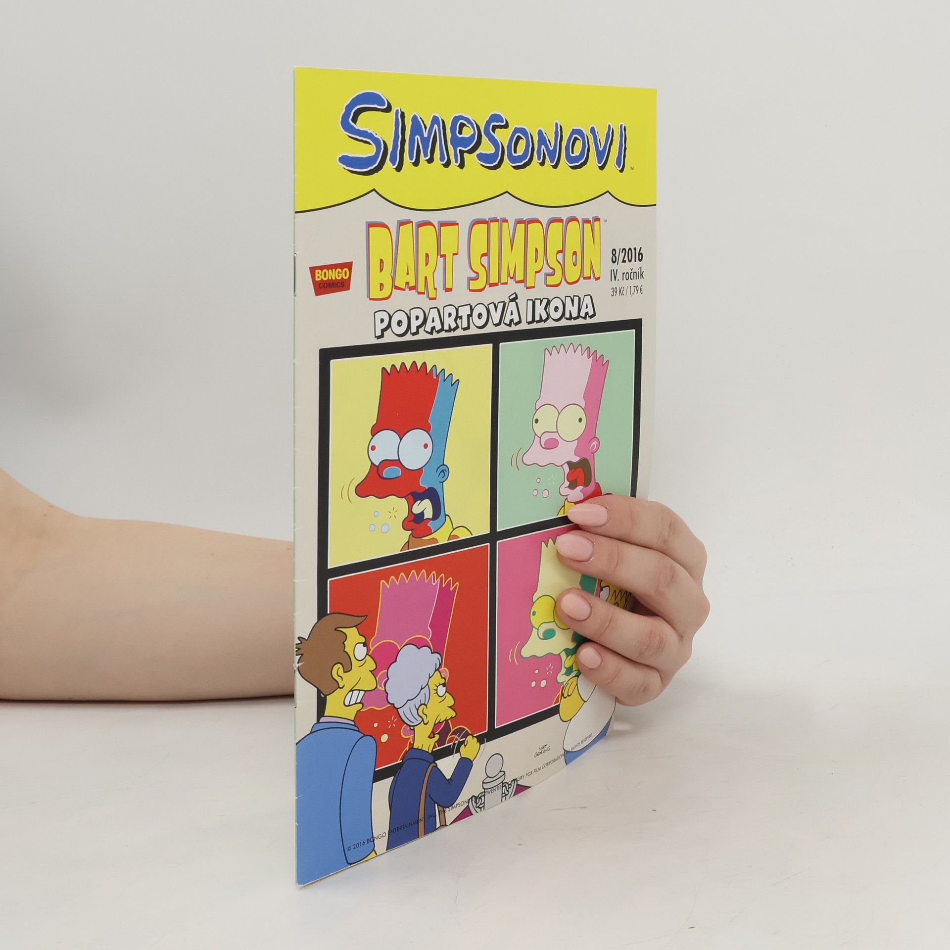 Autorenkollektiv Bart Simpson 8/2016. Popartová ikona