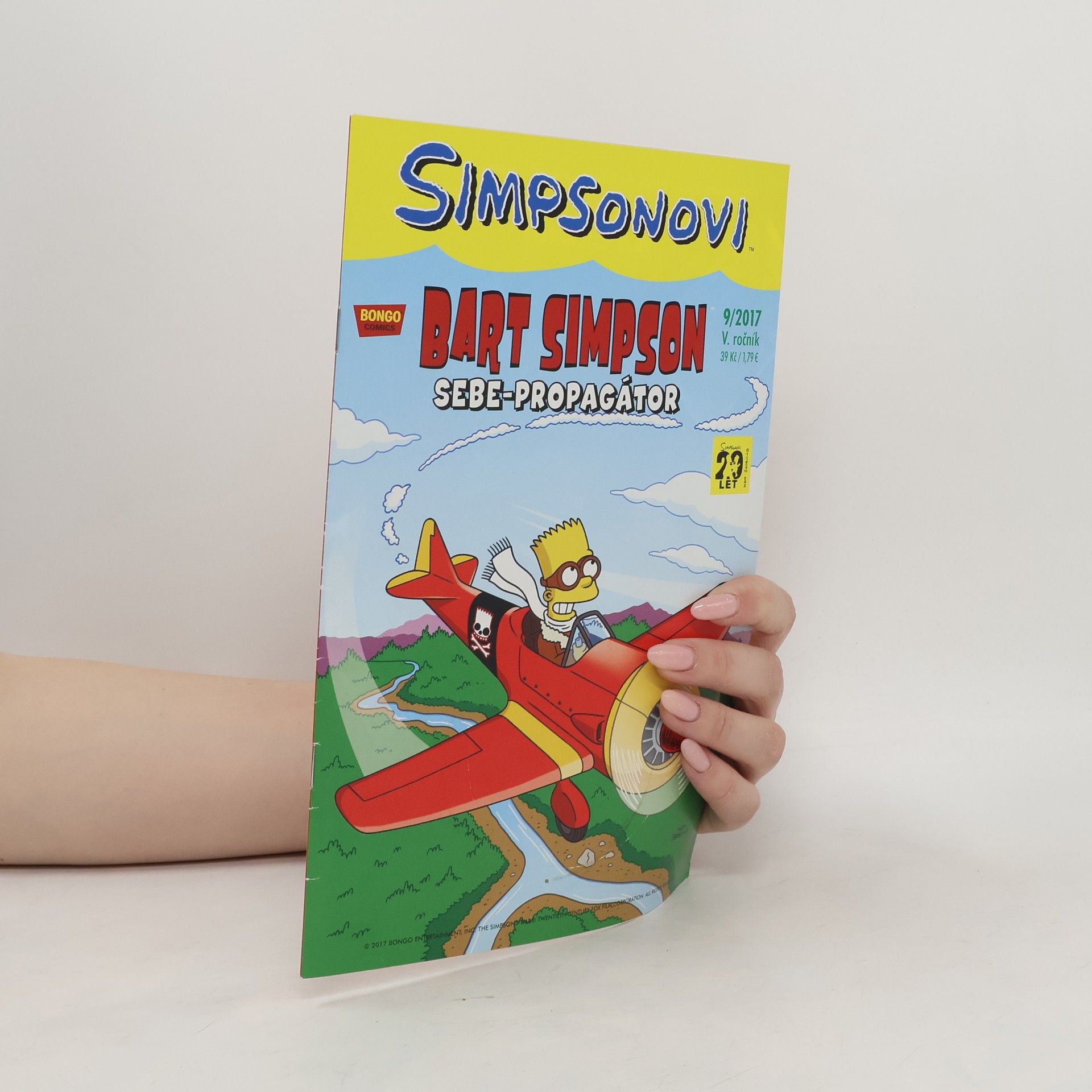 kolektiv Simpsonov. Bart Simpson, sebe-propagátor 9/2017, V. ročník