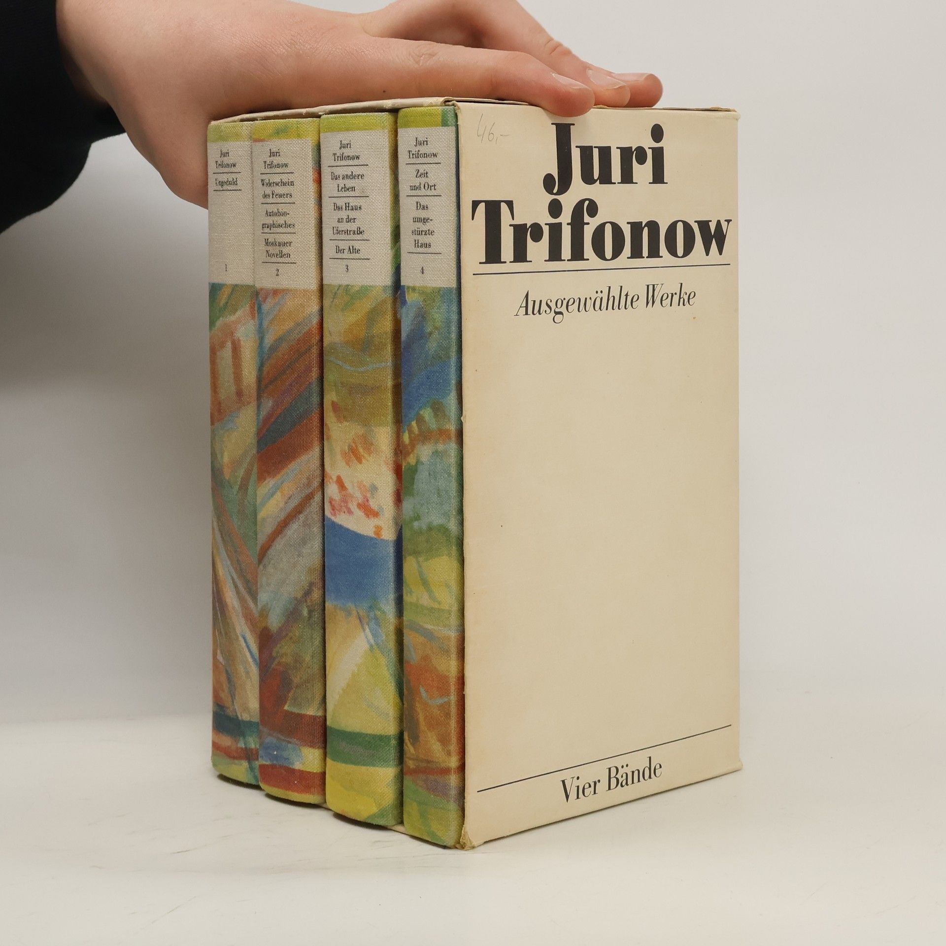 Jurij Trifonow Juri Trifonow Ausgewählte werke. Widerschein des Feuers. Autobiographisches. Moskauer Novellen. Das andere Leben. Das Haus an der Uferstraße. Der Alte. Zeit und Ort. Das umgestürzte Haus