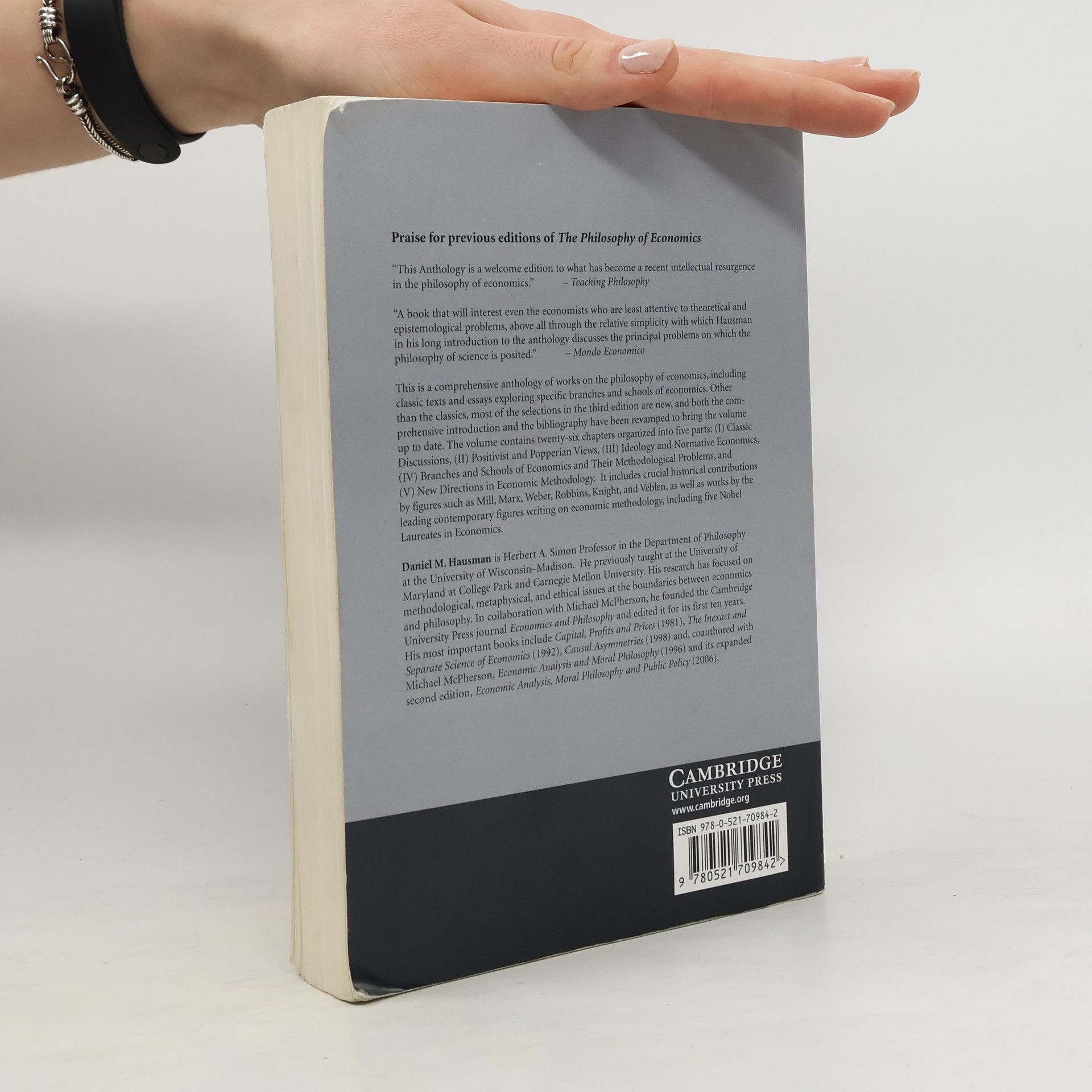 Daniel M. Hausman The philosophy of economics : an anthology