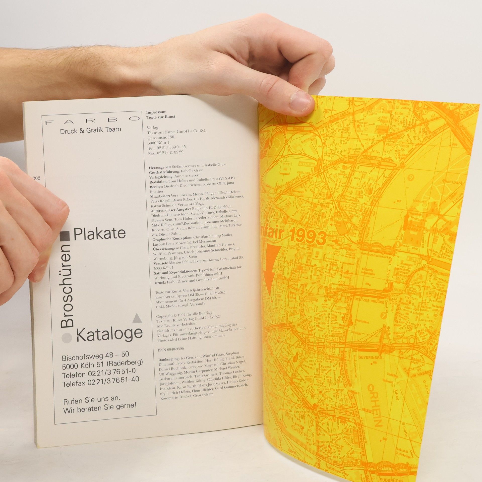 kolektiv Texte zur Kunst Nr. 8 12/1992